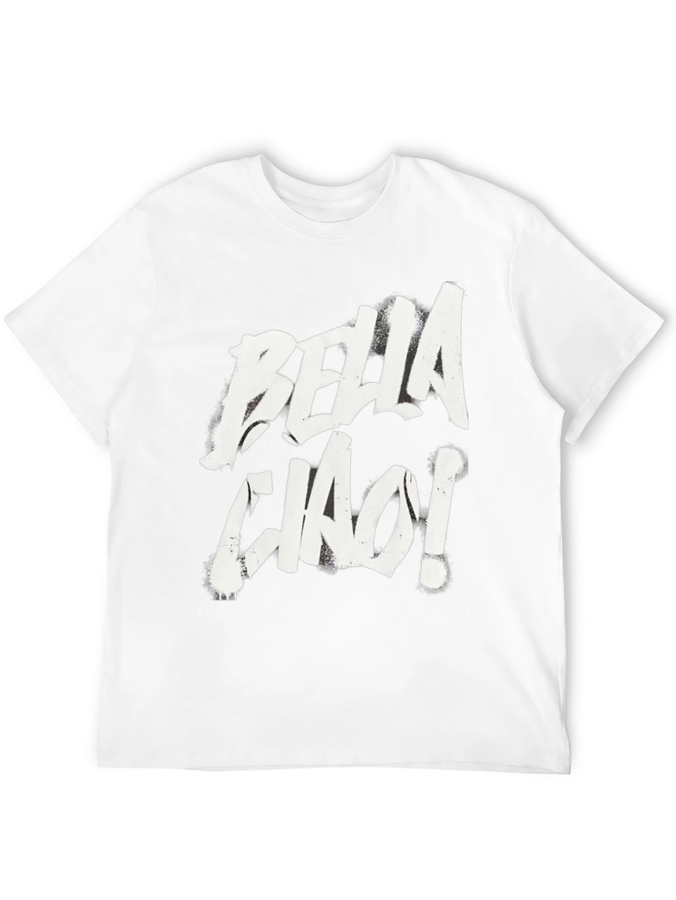 Bella Ciao Graphic Tee - Black Cotton T-Shirt