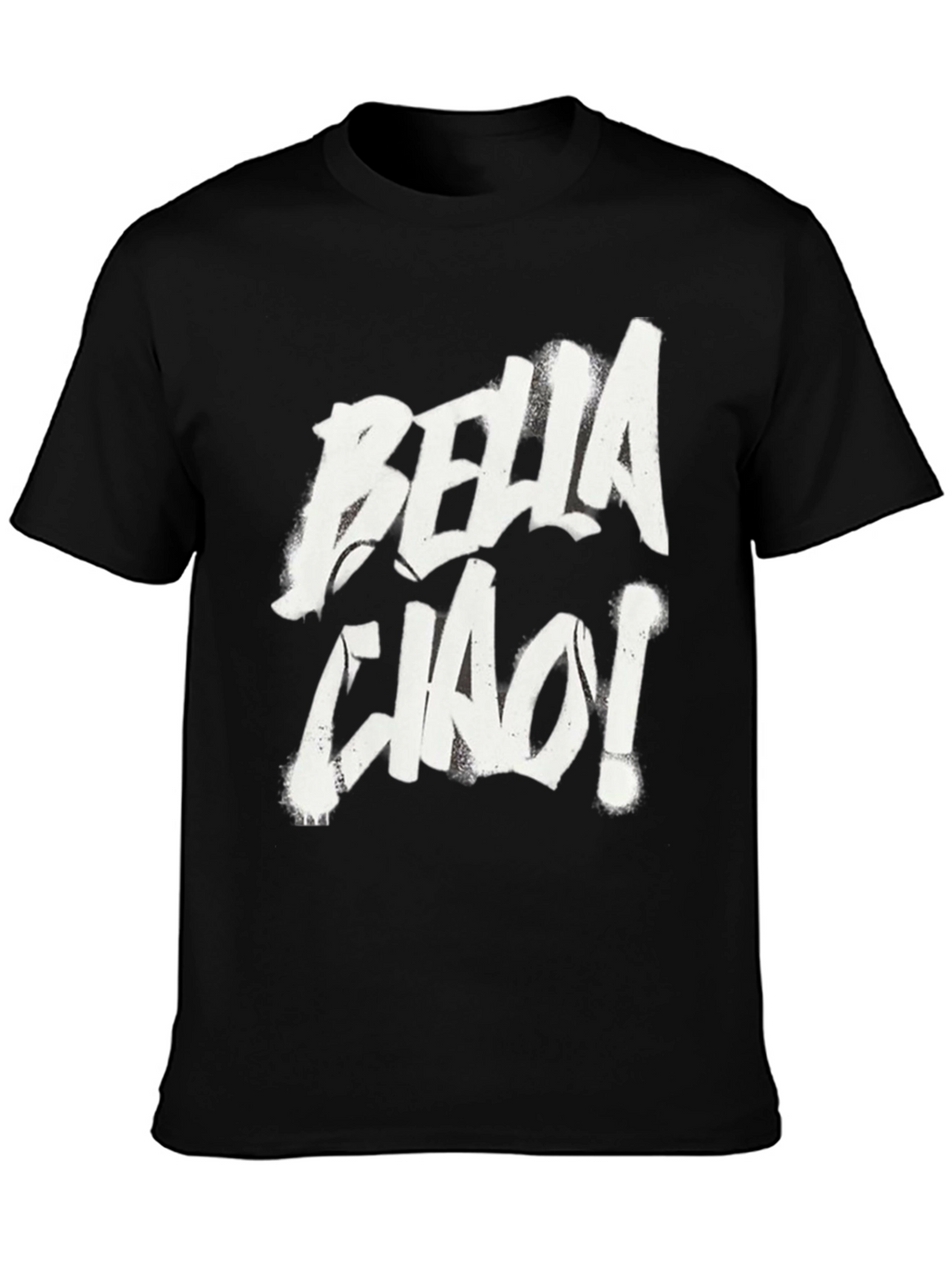 Bella Ciao Graphic Tee - Black Cotton T-Shirt