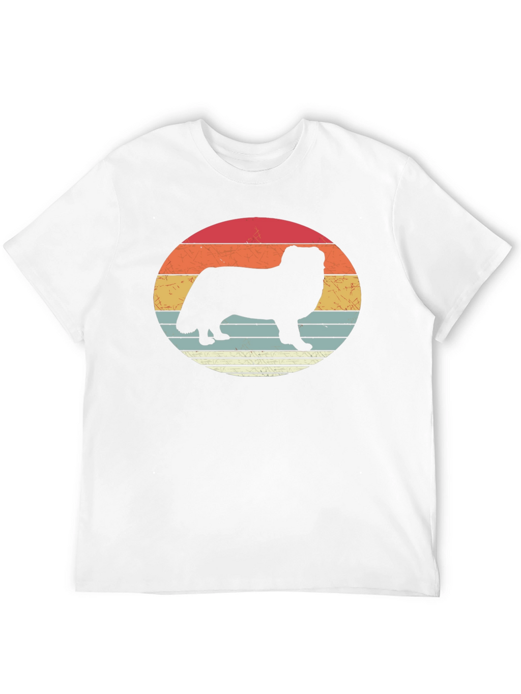 Retro Dog Silhouette T-Shirt - Stylish Graphic Tee