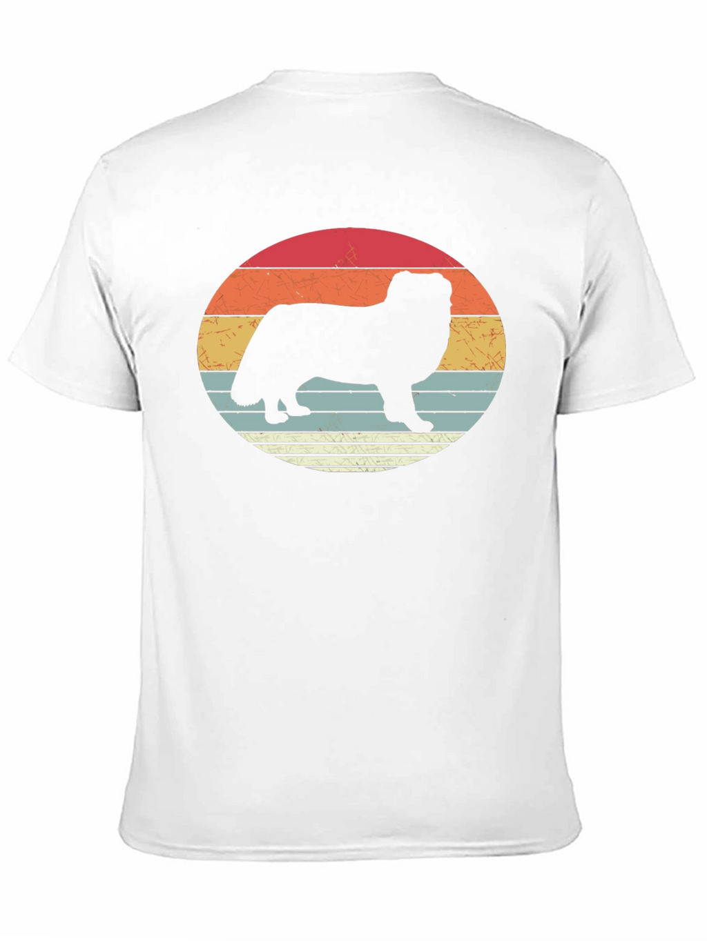 Retro Dog Silhouette T-Shirt - Stylish Graphic Tee