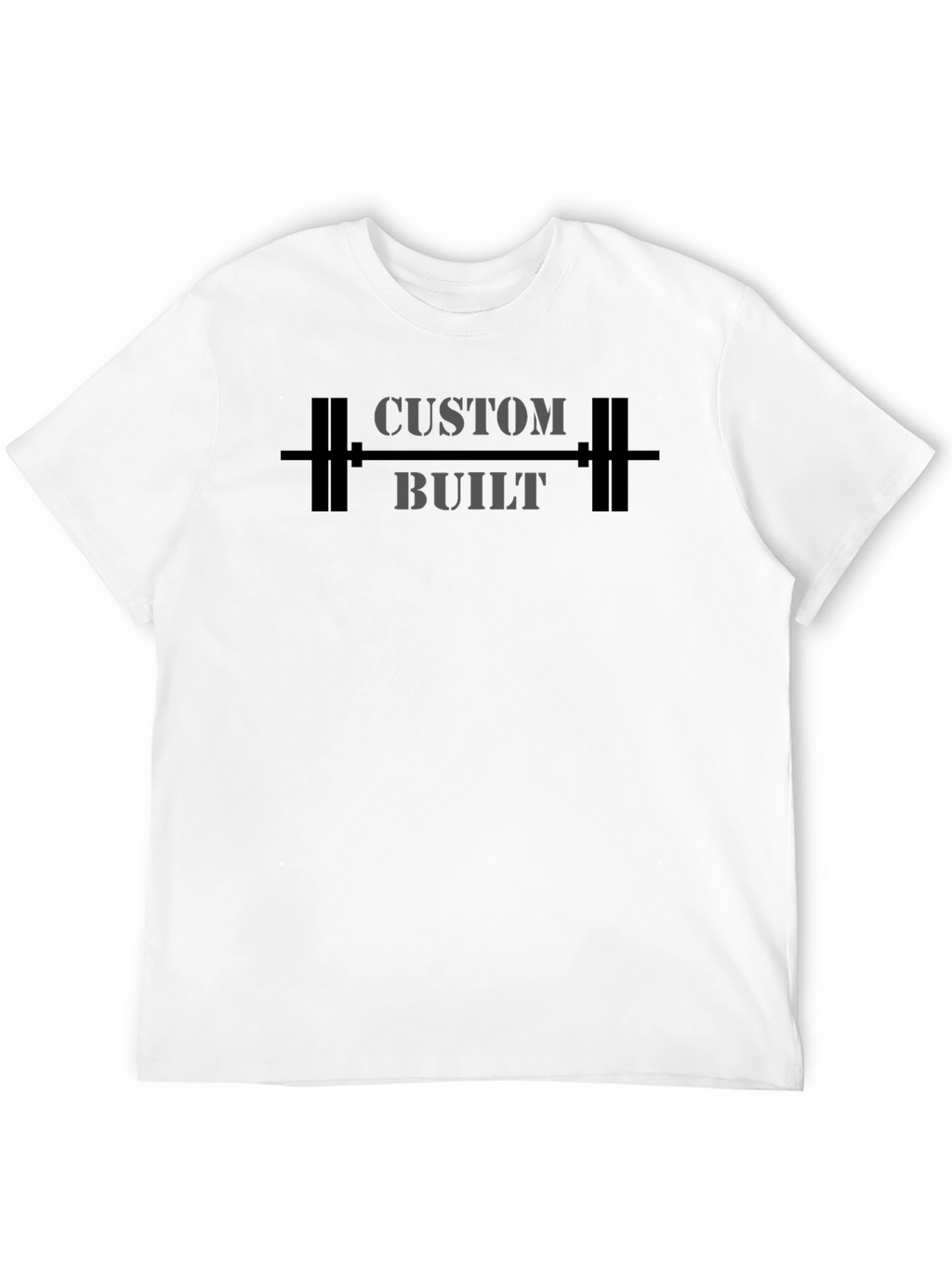 Custom Built Barbell Graphic T-Shirt