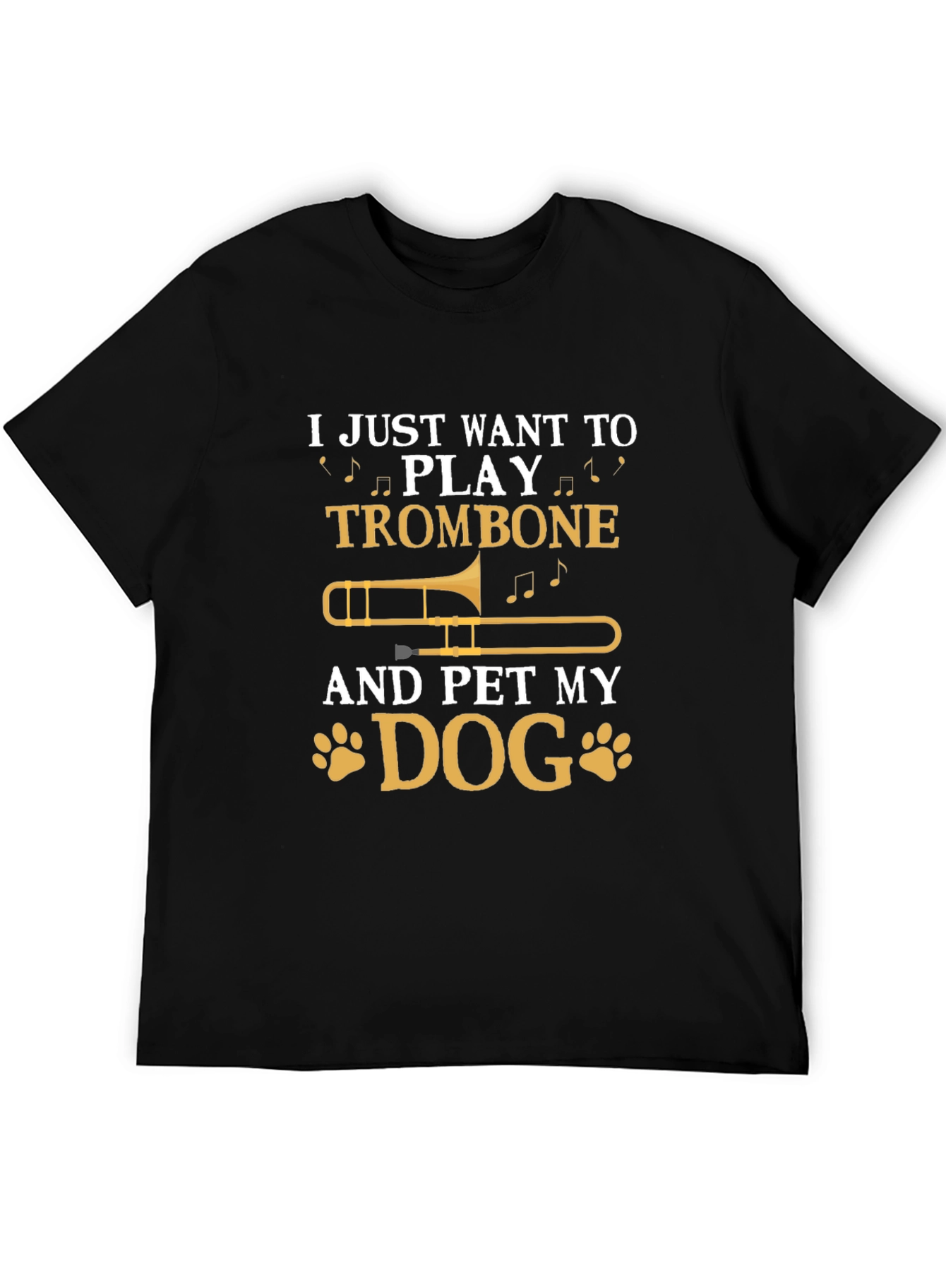 Trombone and Dog Lover T-Shirt