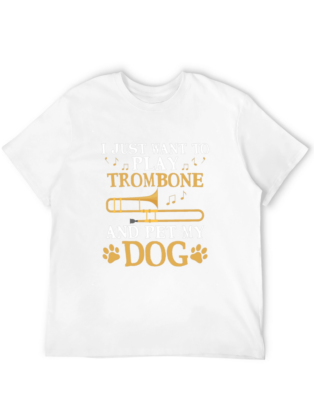 Trombone and Dog Lover T-Shirt