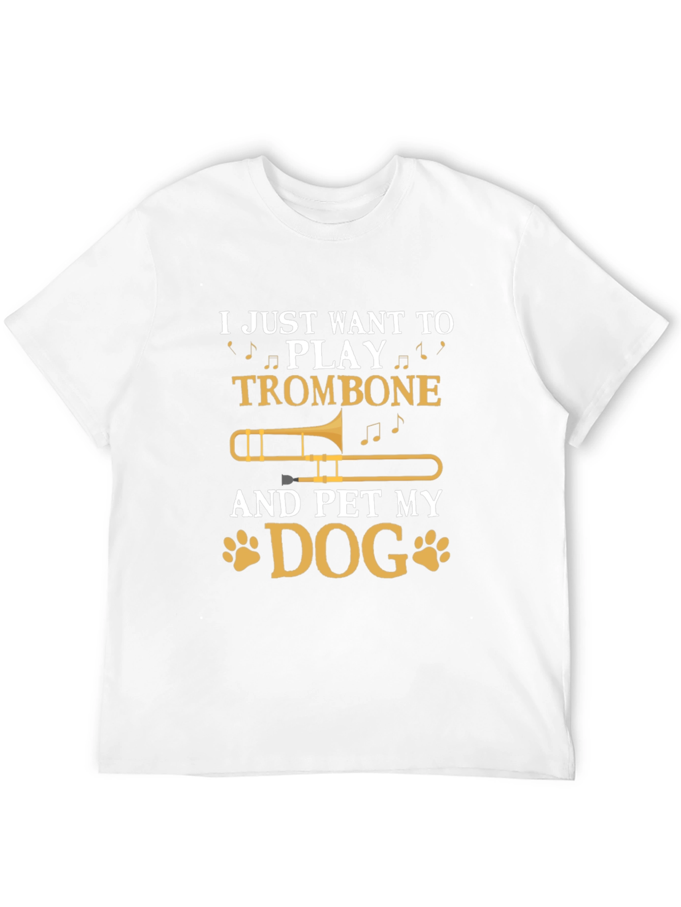 Trombone and Dog Lover T-Shirt