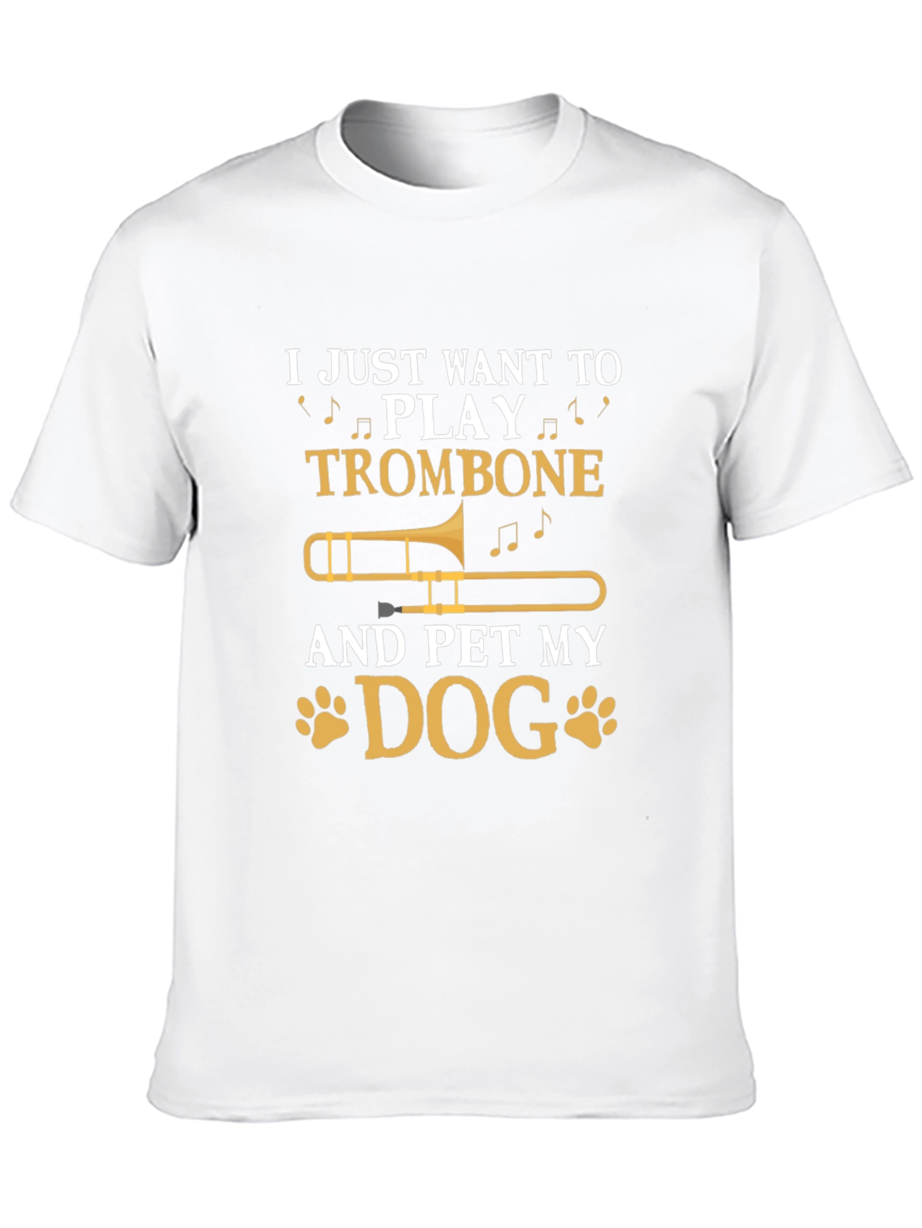 Trombone and Dog Lover T-Shirt