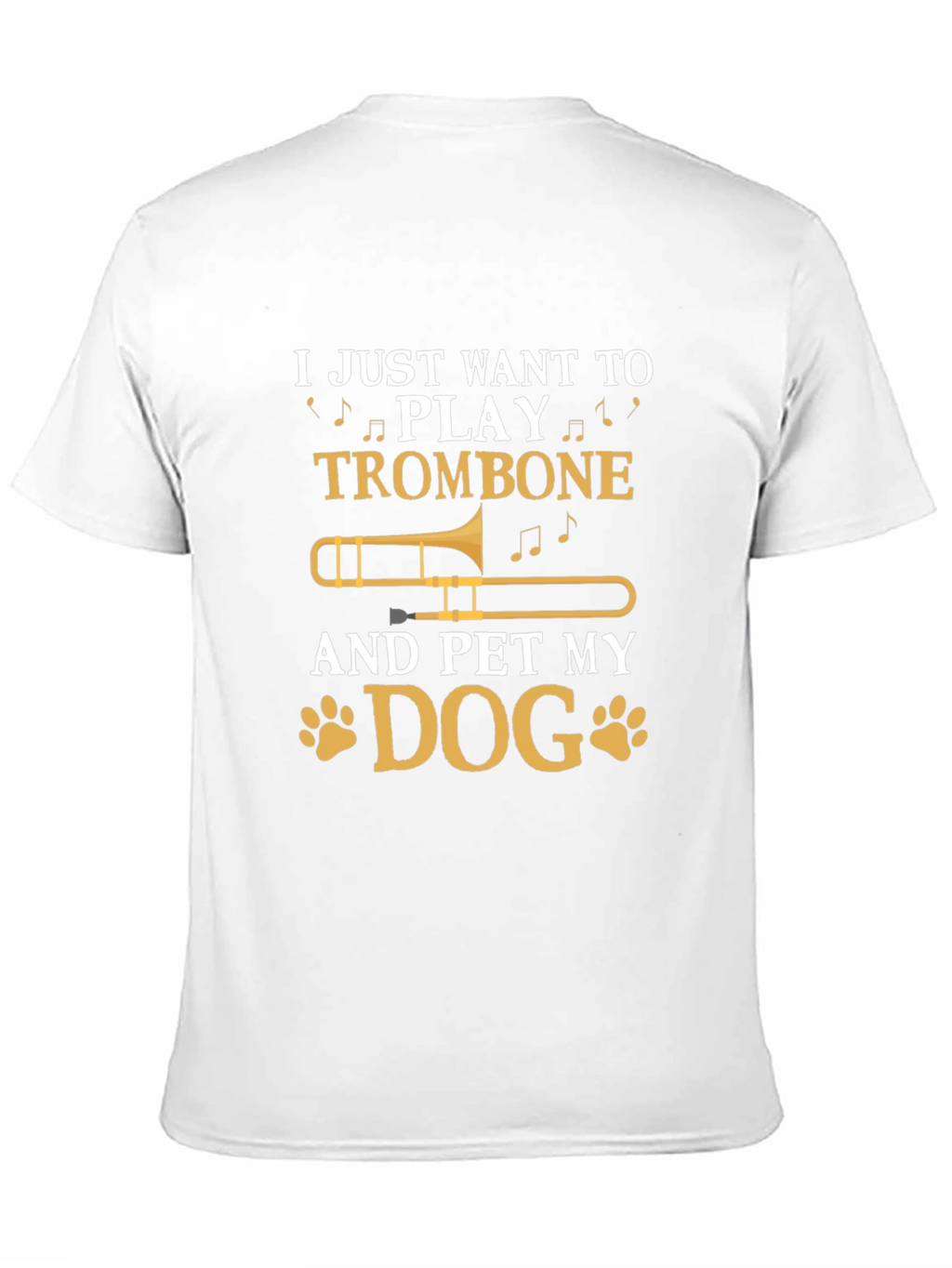 Trombone and Dog Lover T-Shirt