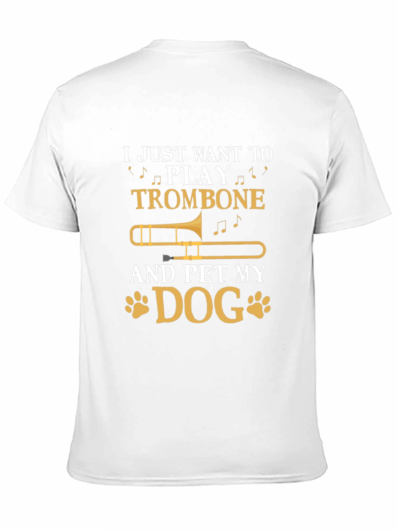 Trombone and Dog Lover T-Shirt