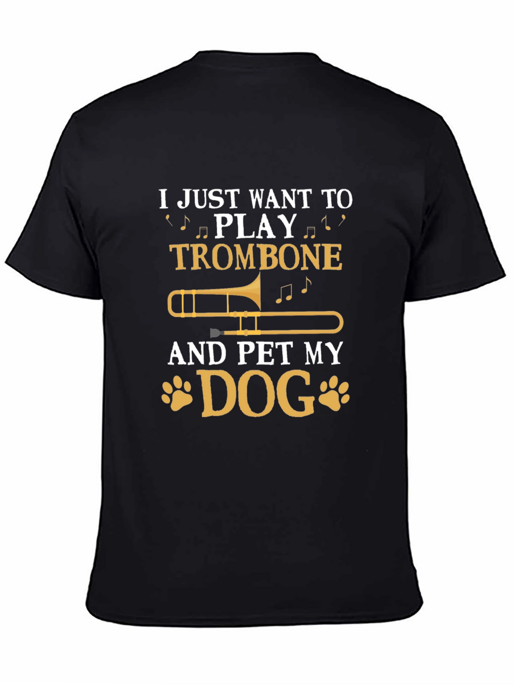 Trombone and Dog Lover T-Shirt