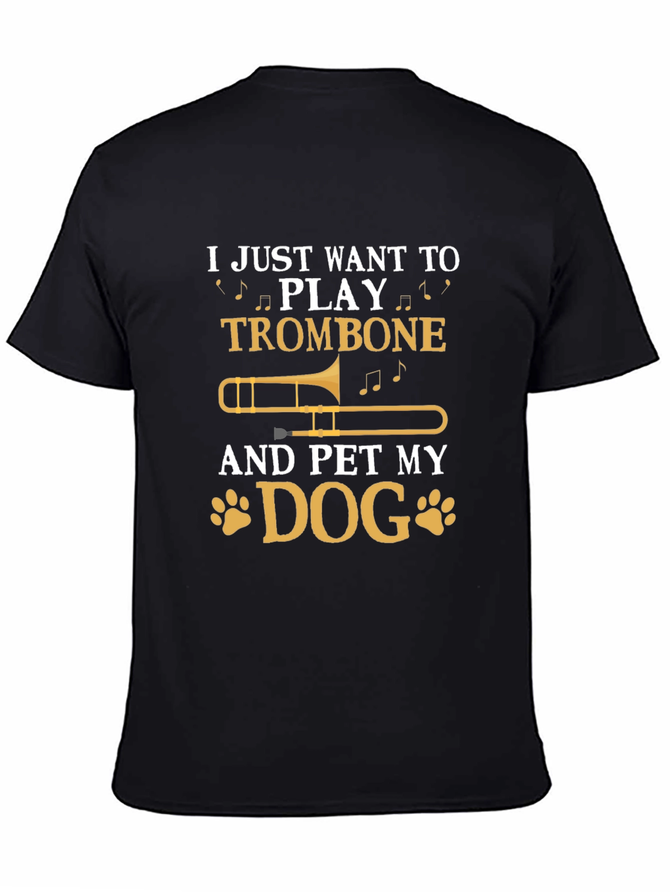 Trombone and Dog Lover T-Shirt