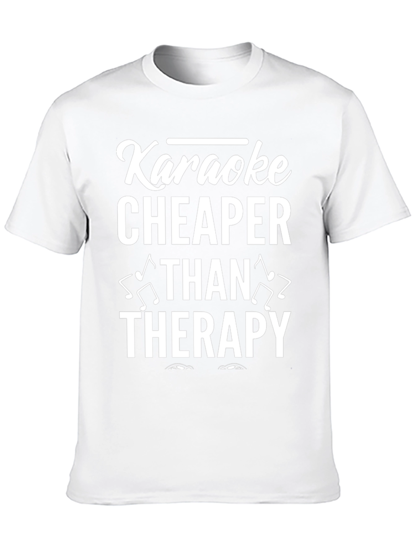 Karaoke Cheaper Than Therapy Graphic T-Shirt