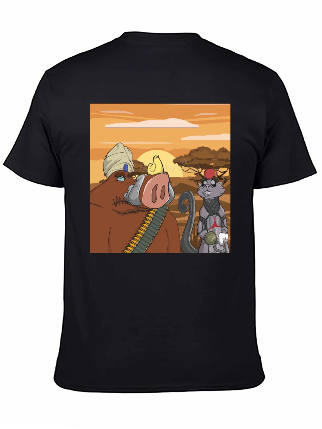 Cartoon Character Graphic Tee