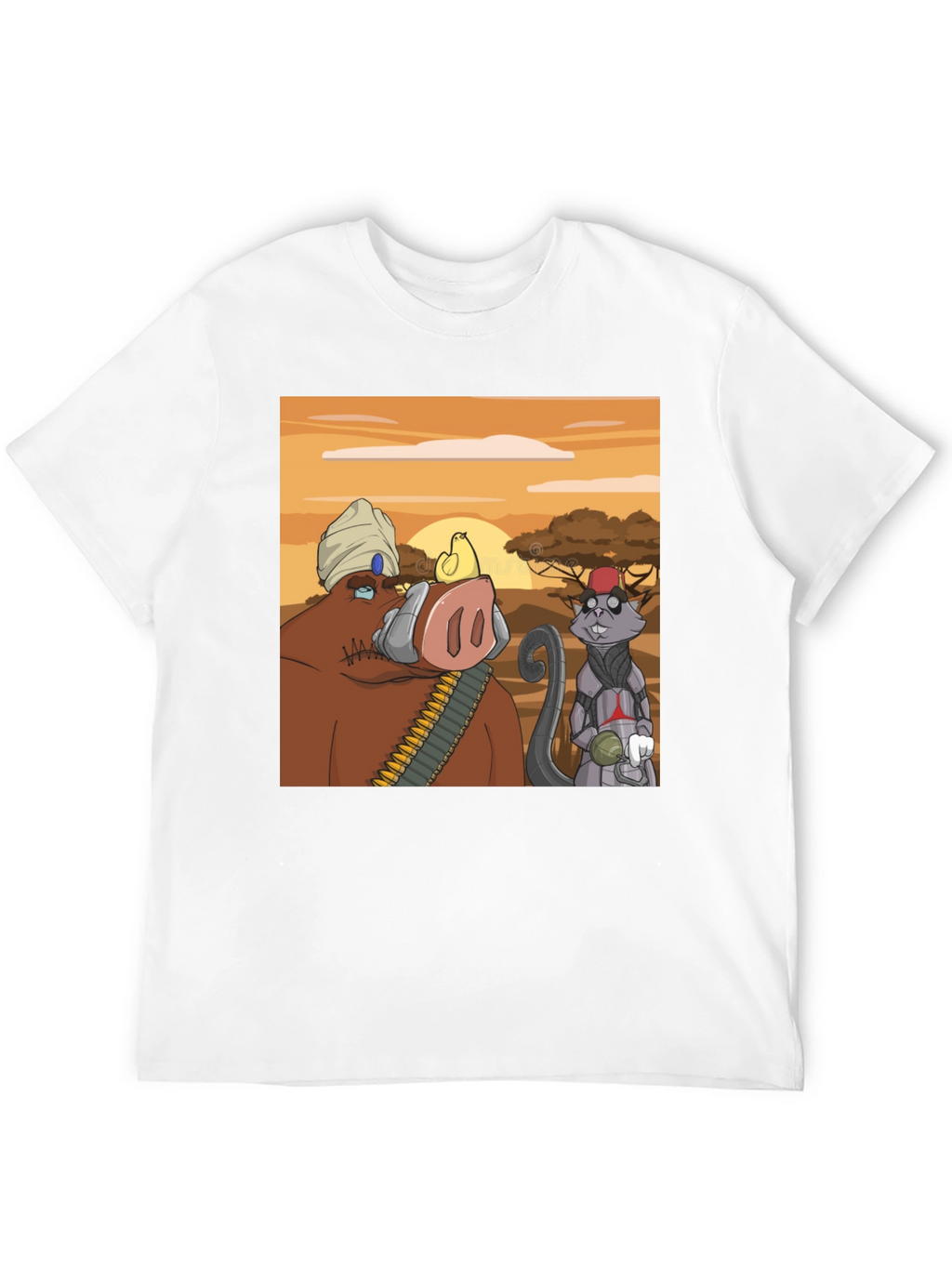 Cartoon Character Graphic Tee