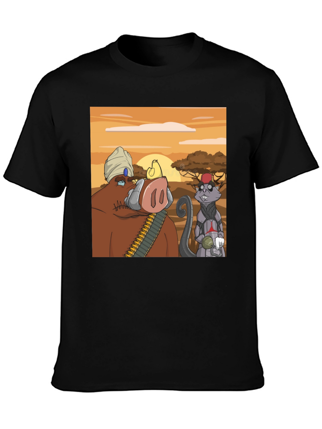 Cartoon Character Graphic Tee