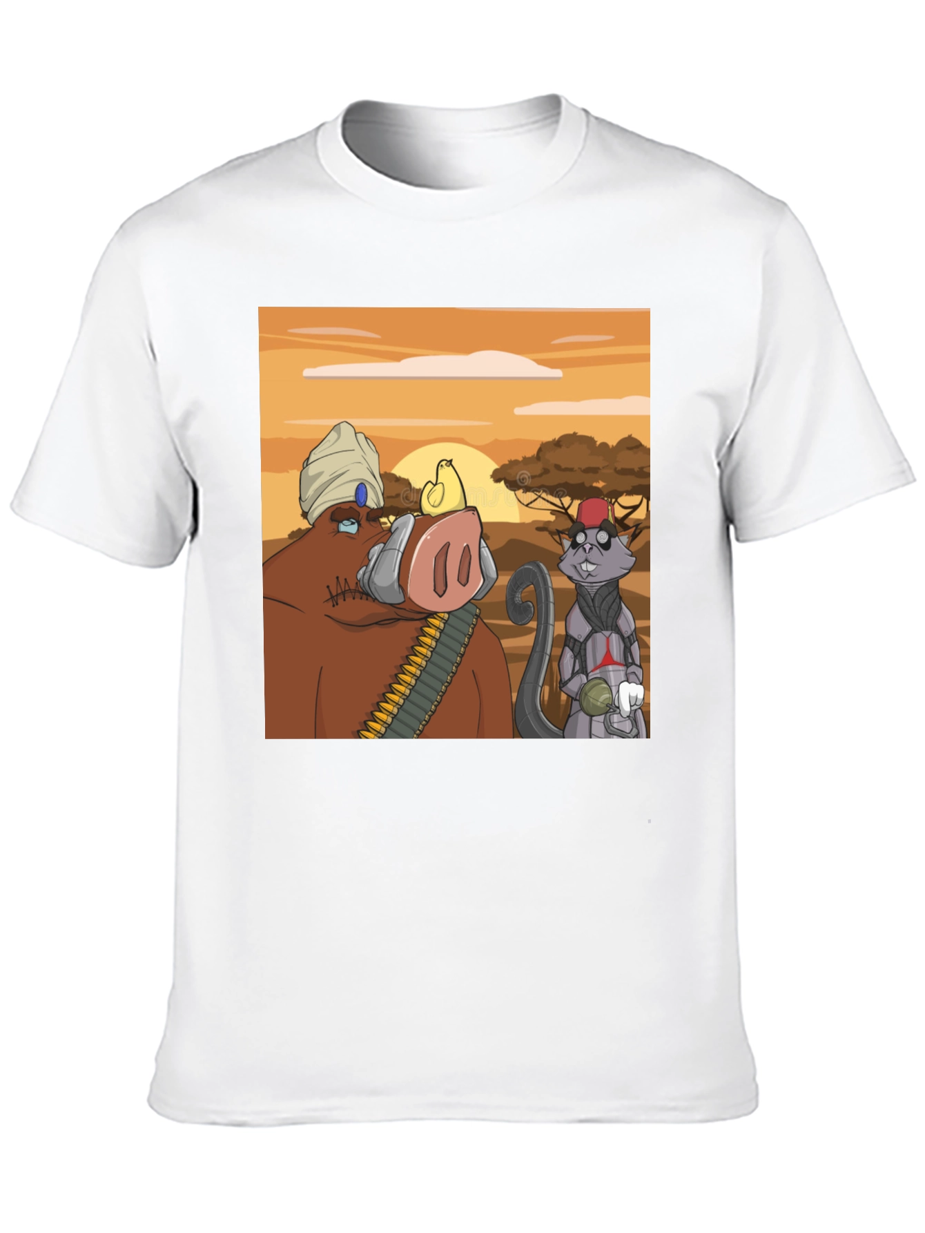 Cartoon Character Graphic Tee
