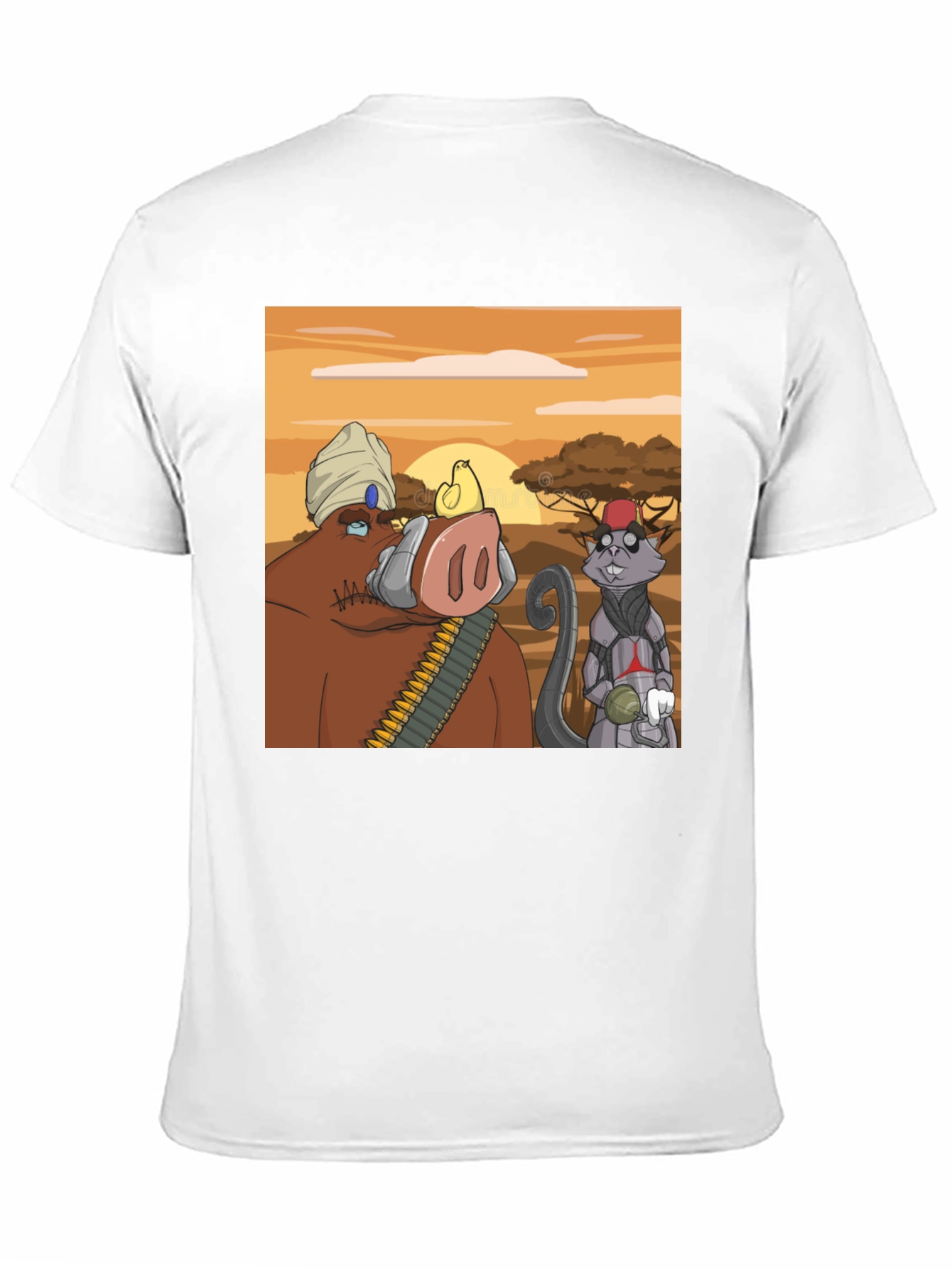 Cartoon Character Graphic Tee