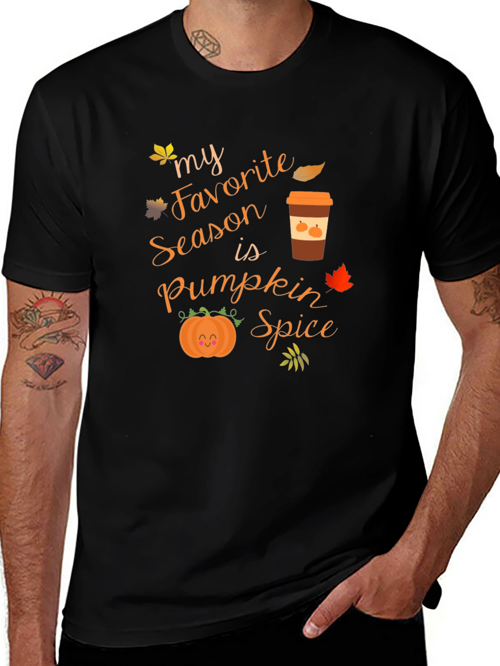 Fall Favorite Season Pumpkin Spice Graphic Tee