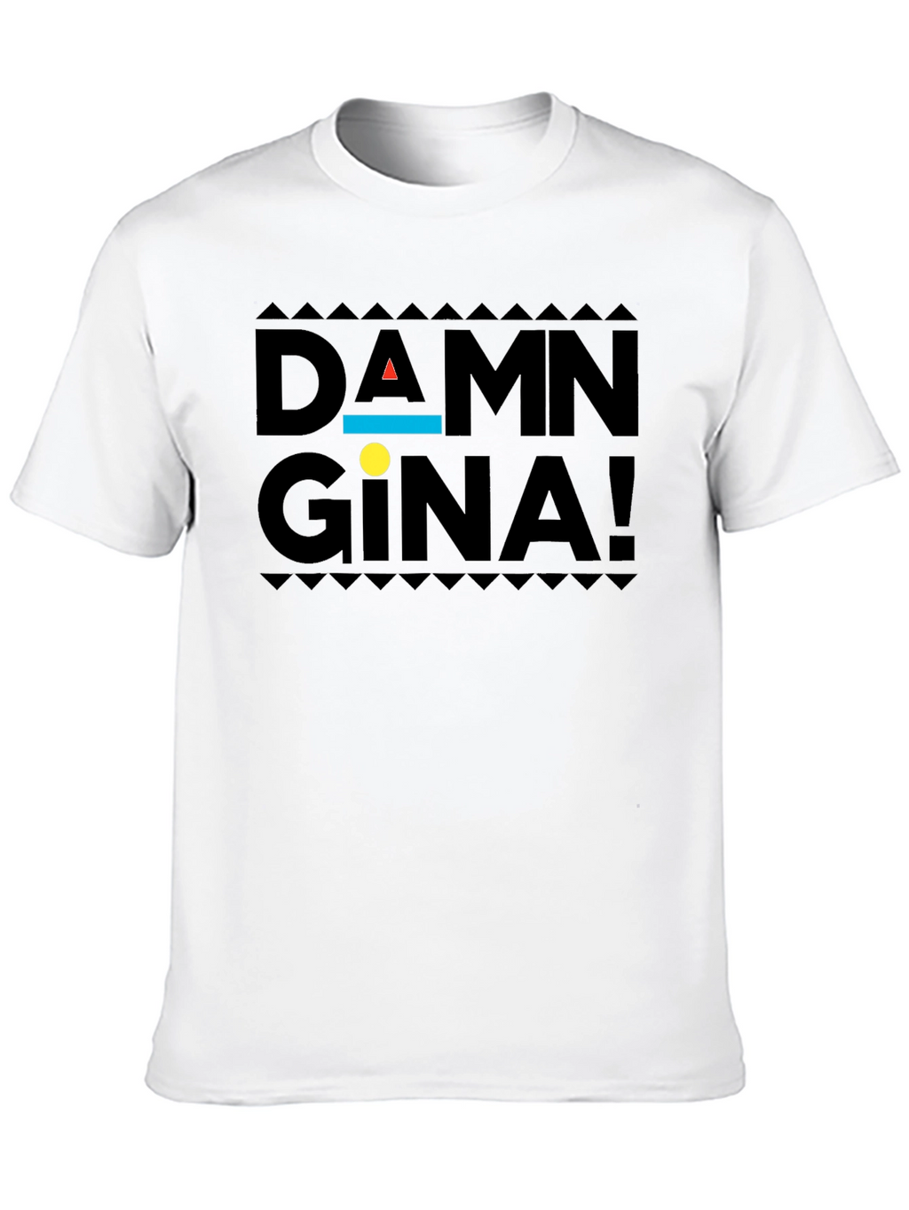 Damn Gina! Black Graphic T-Shirt