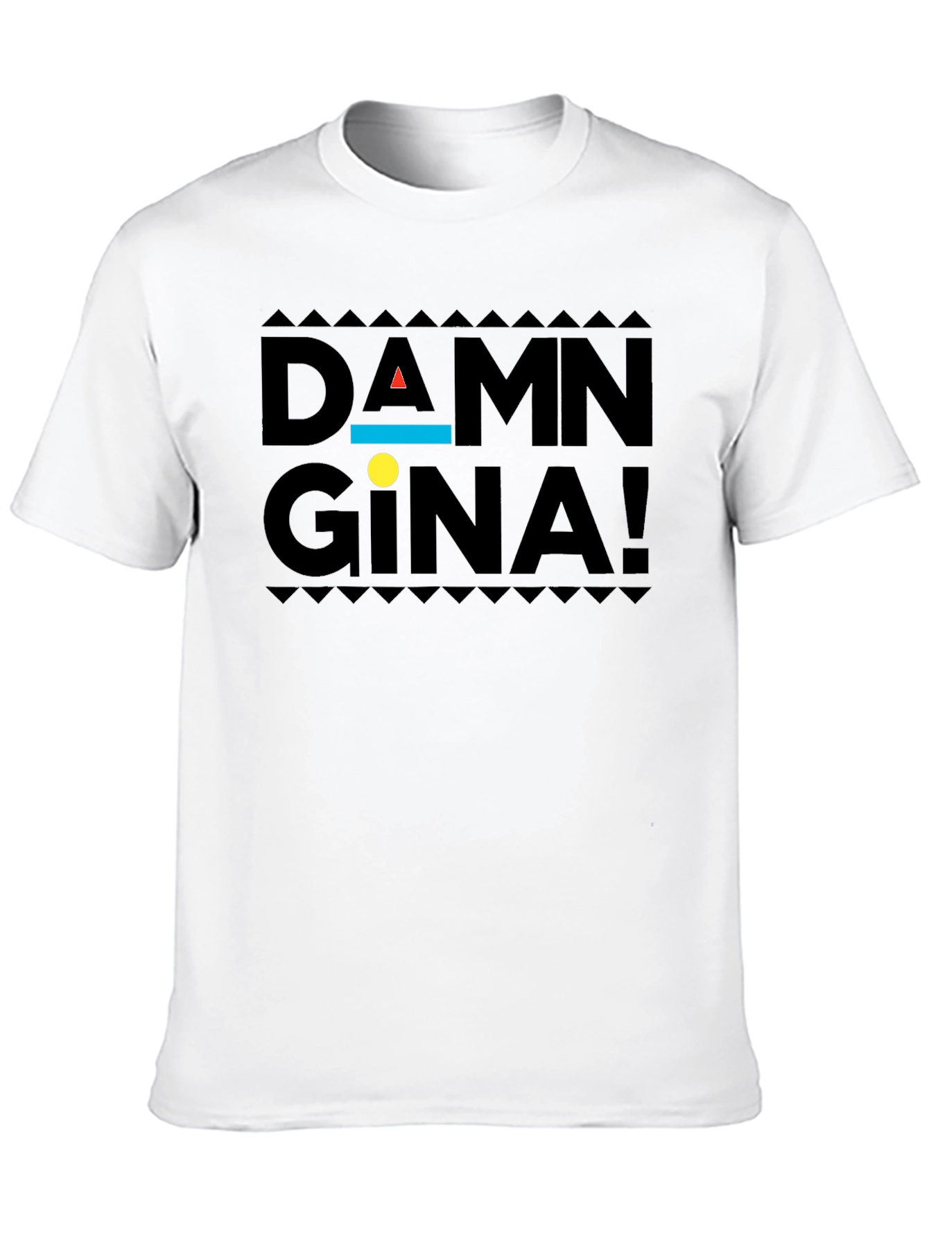 Damn Gina! Black Graphic T-Shirt