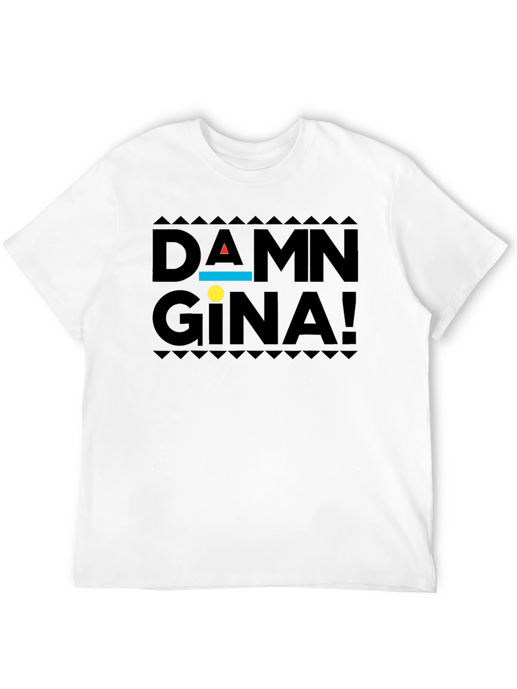 Damn Gina! Black Graphic T-Shirt