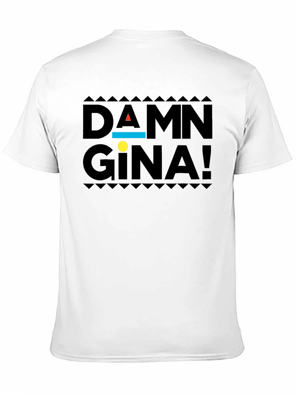 Damn Gina! Black Graphic T-Shirt