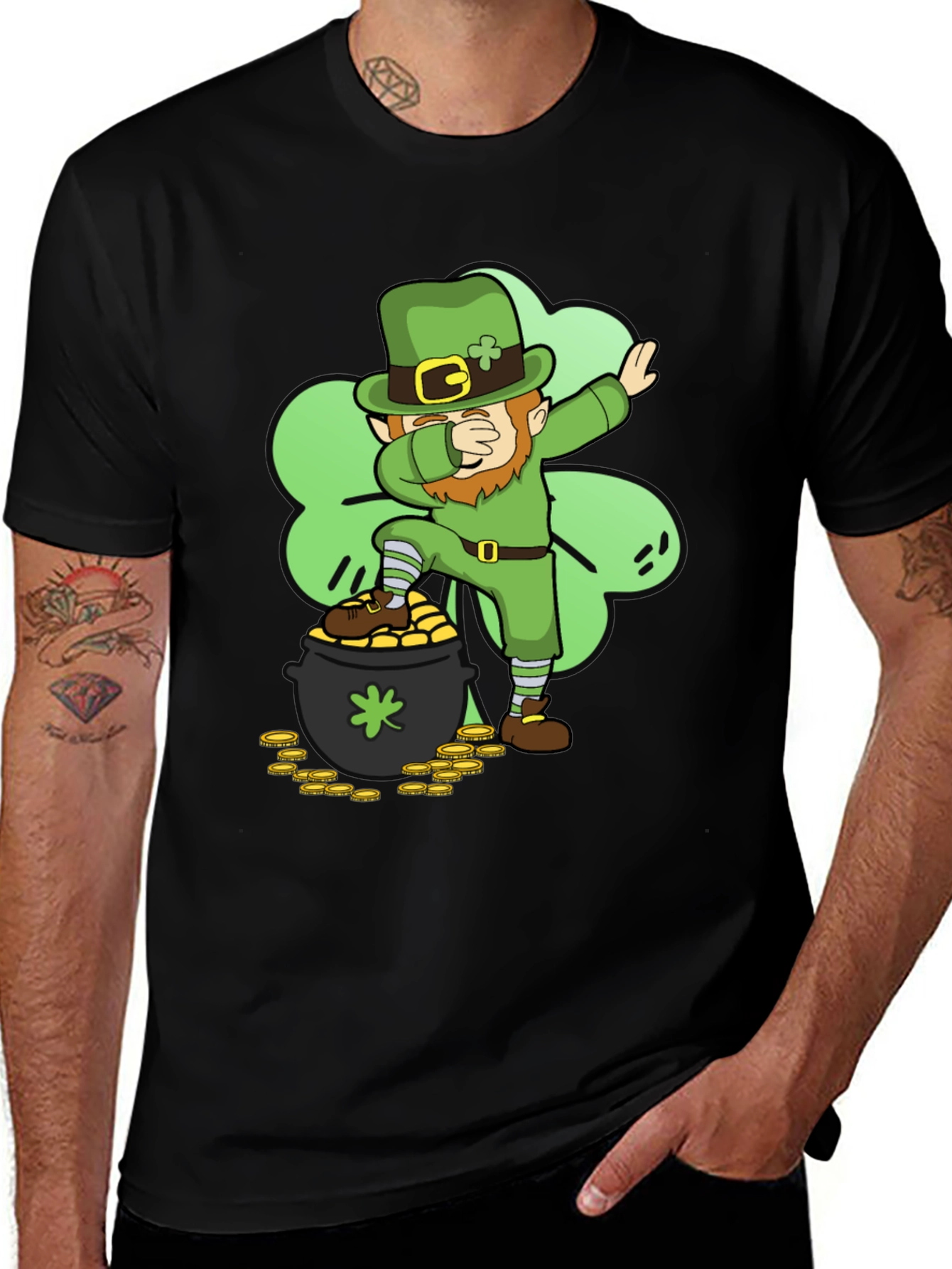St. Patricks Day Leprechaun Dab T-Shirt