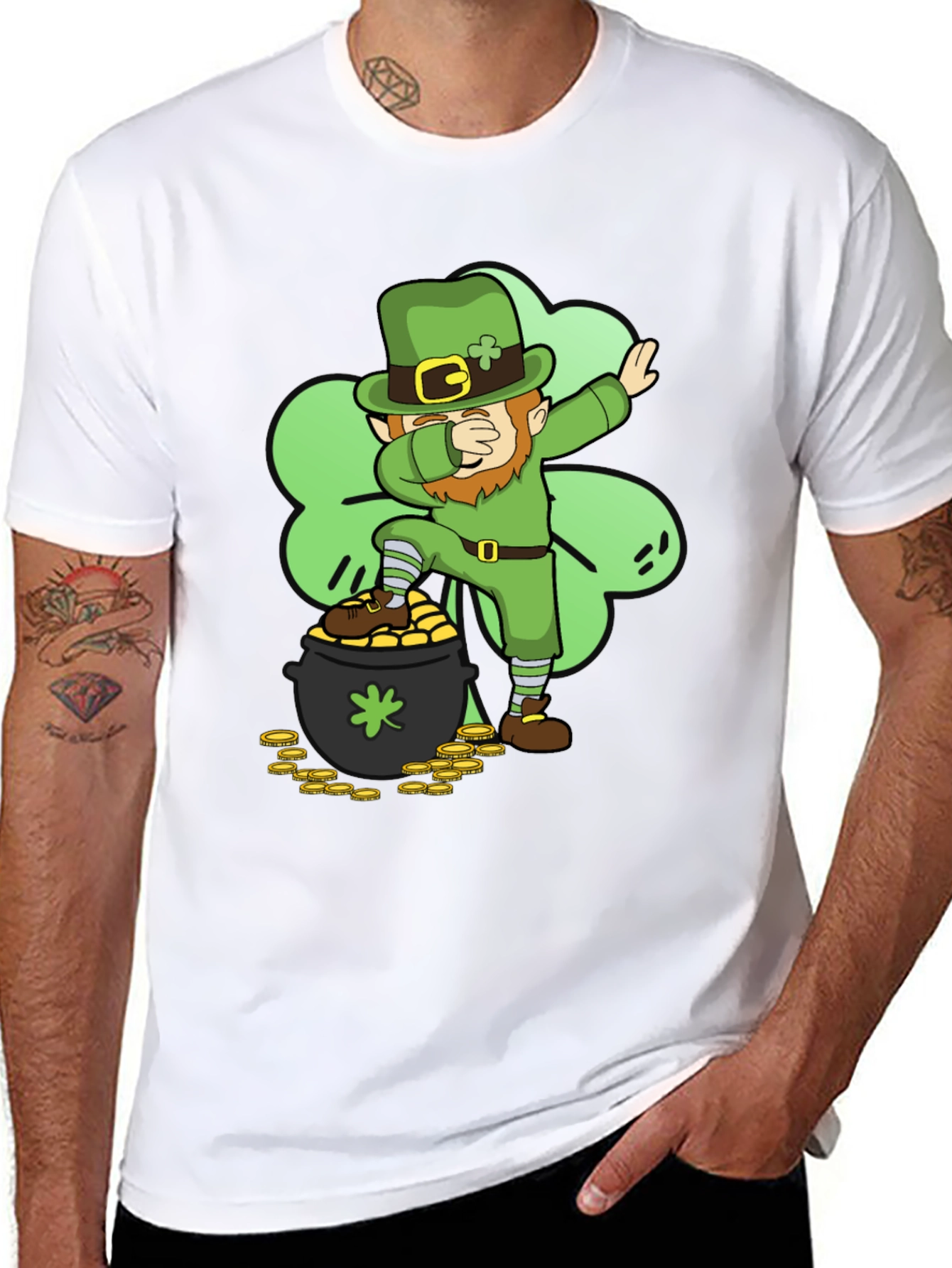 St. Patricks Day Leprechaun Dab T-Shirt