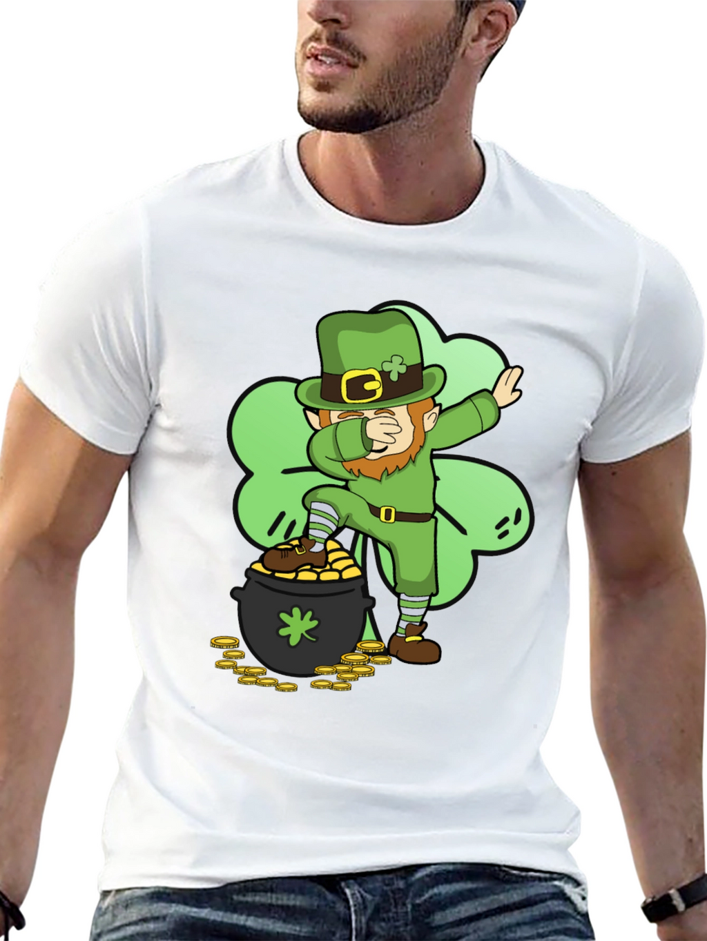 St. Patricks Day Leprechaun Dab T-Shirt