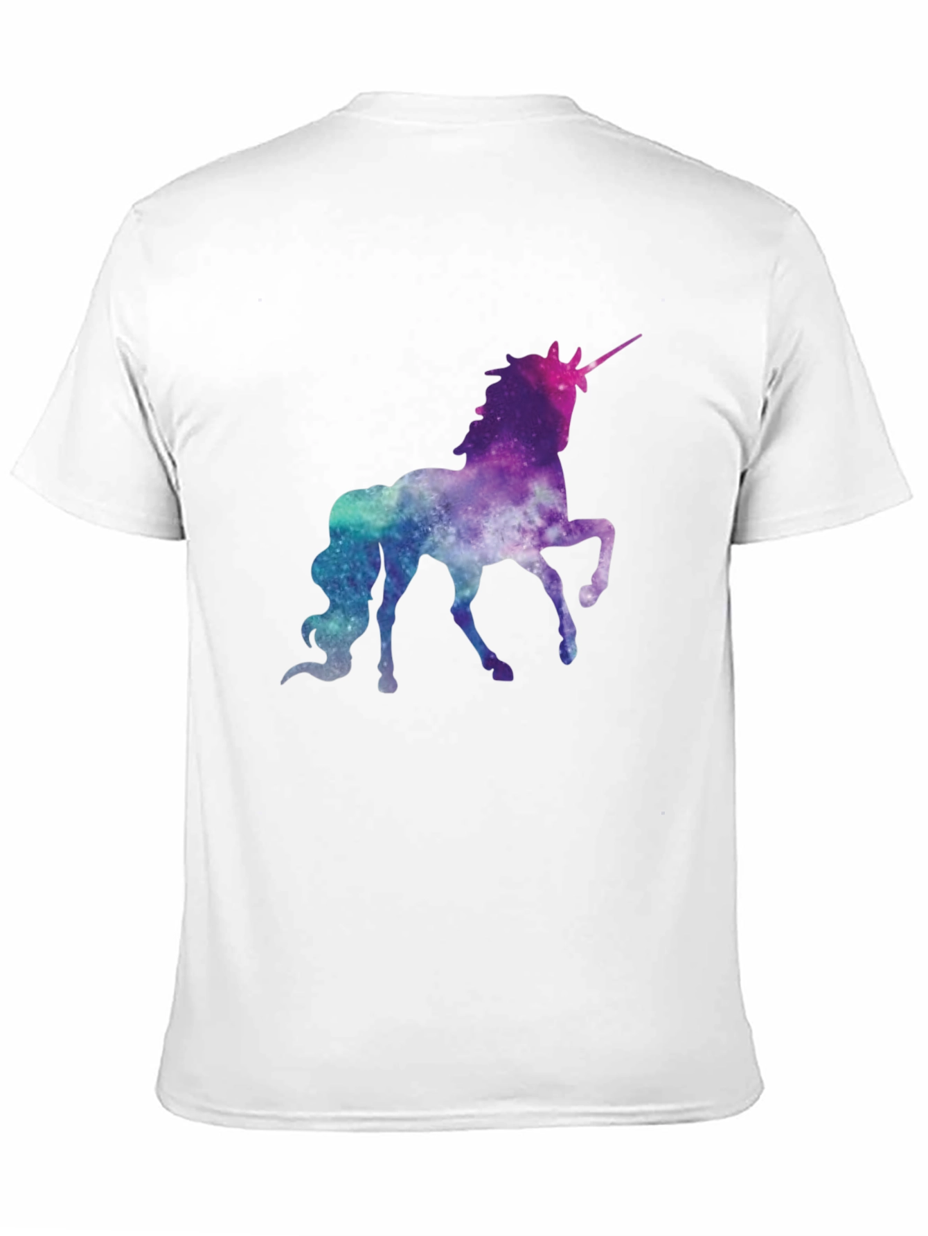 Galaxy Unicorn Graphic Tee - Black
