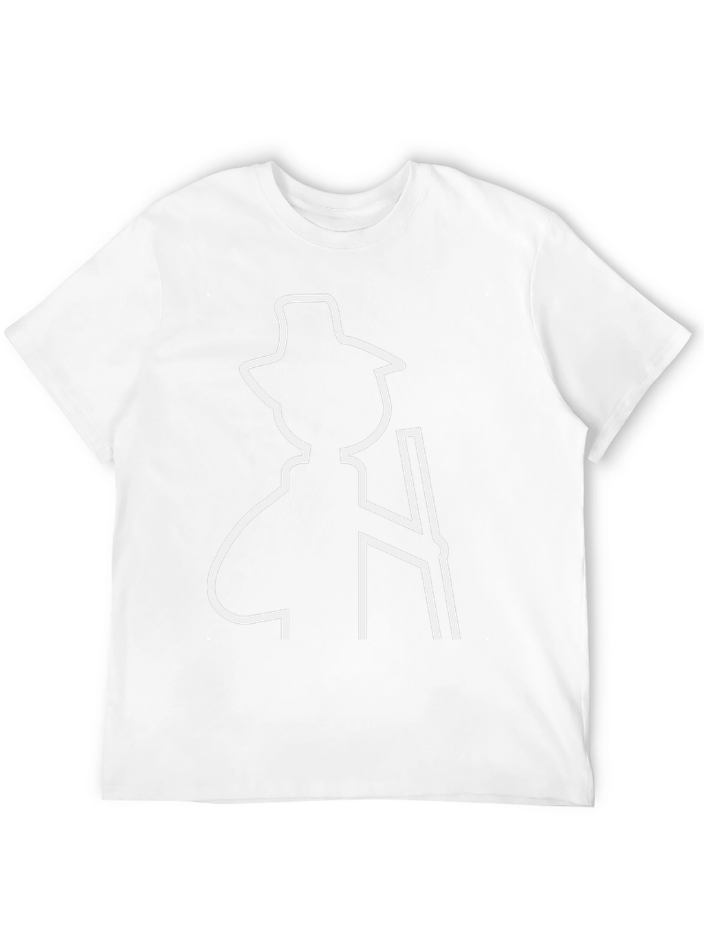 Black T-Shirt with Hiker Graphic
