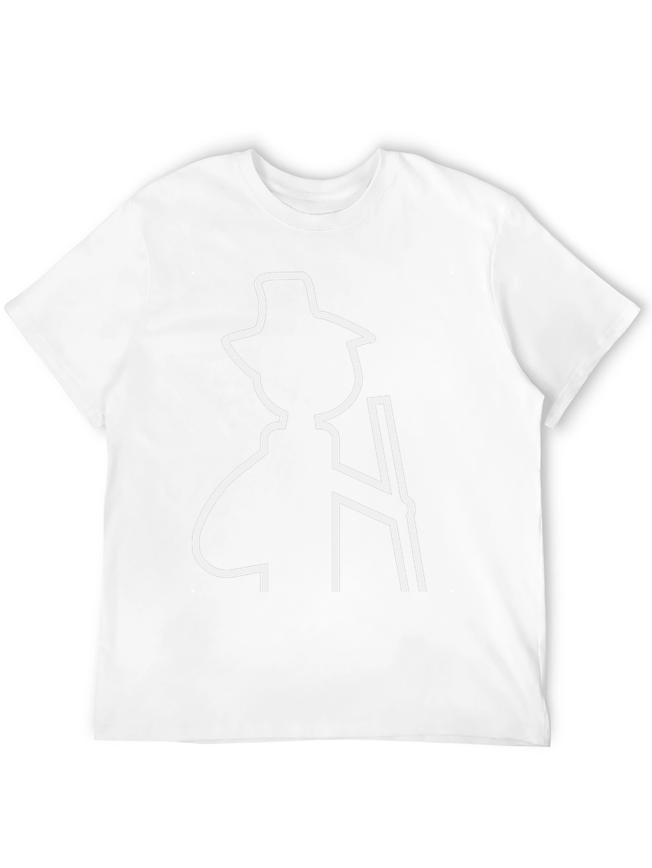 Black T-Shirt with Hiker Graphic