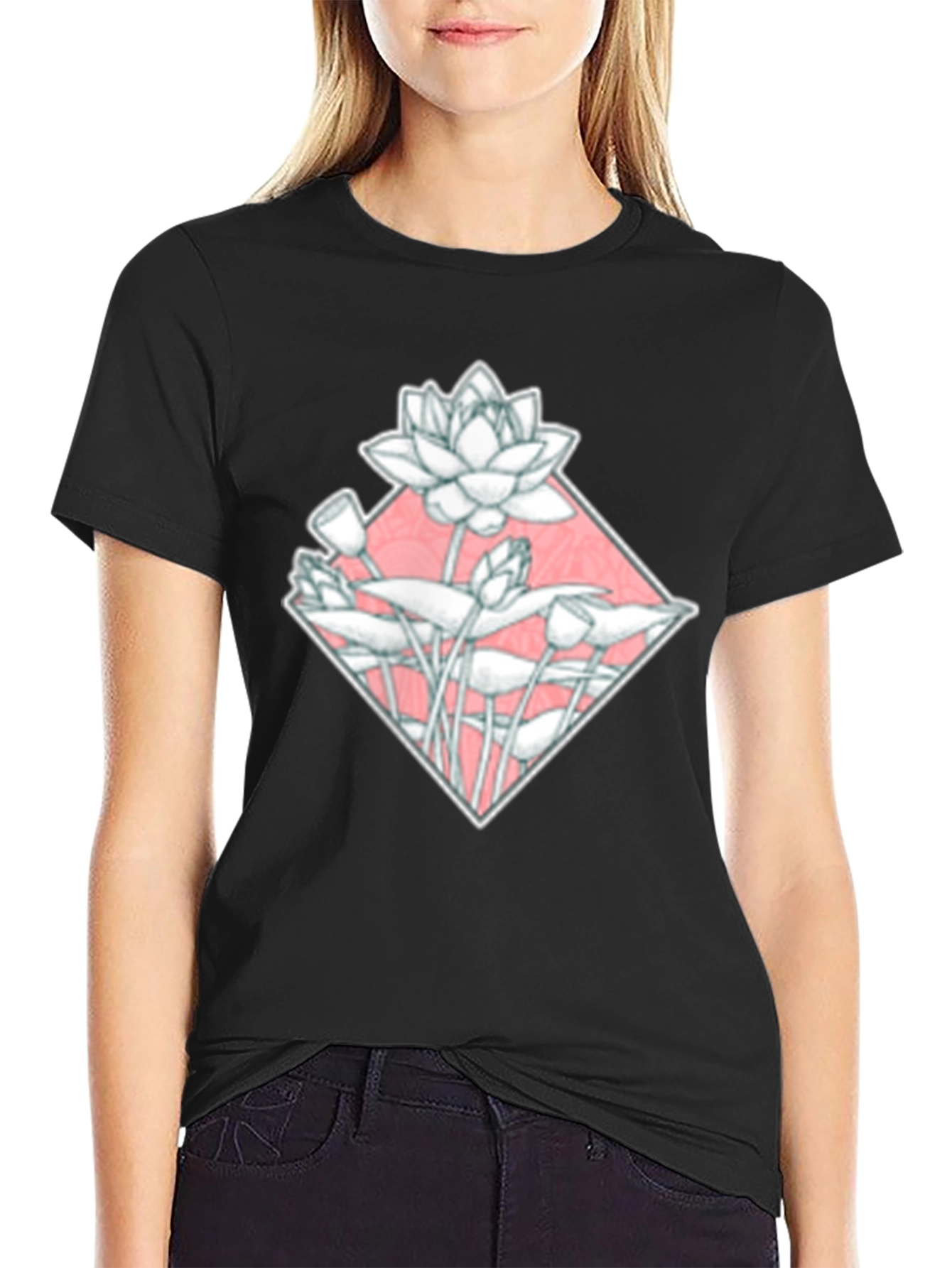 Lotus Flower Graphic Tee