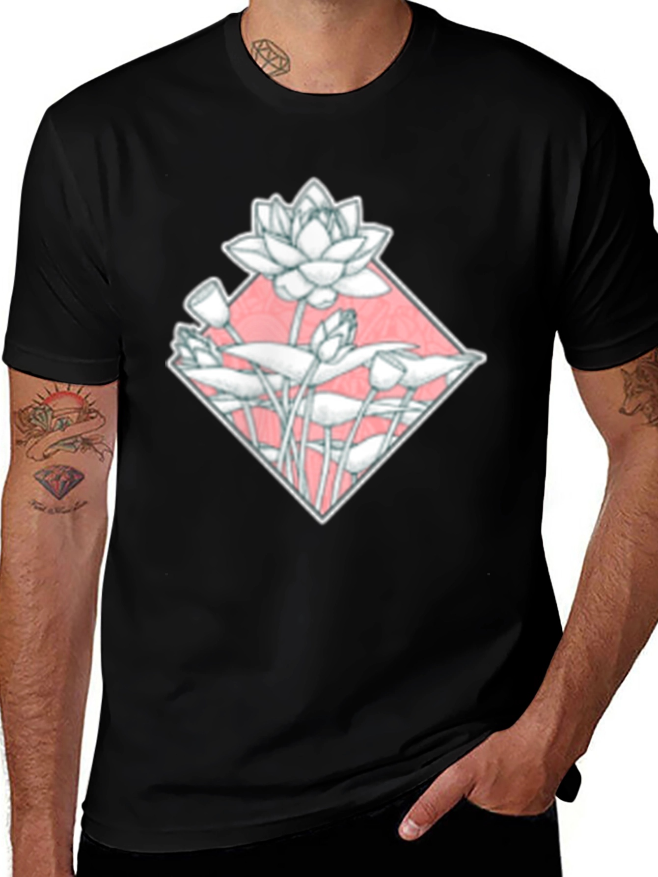 Lotus Flower Graphic Tee