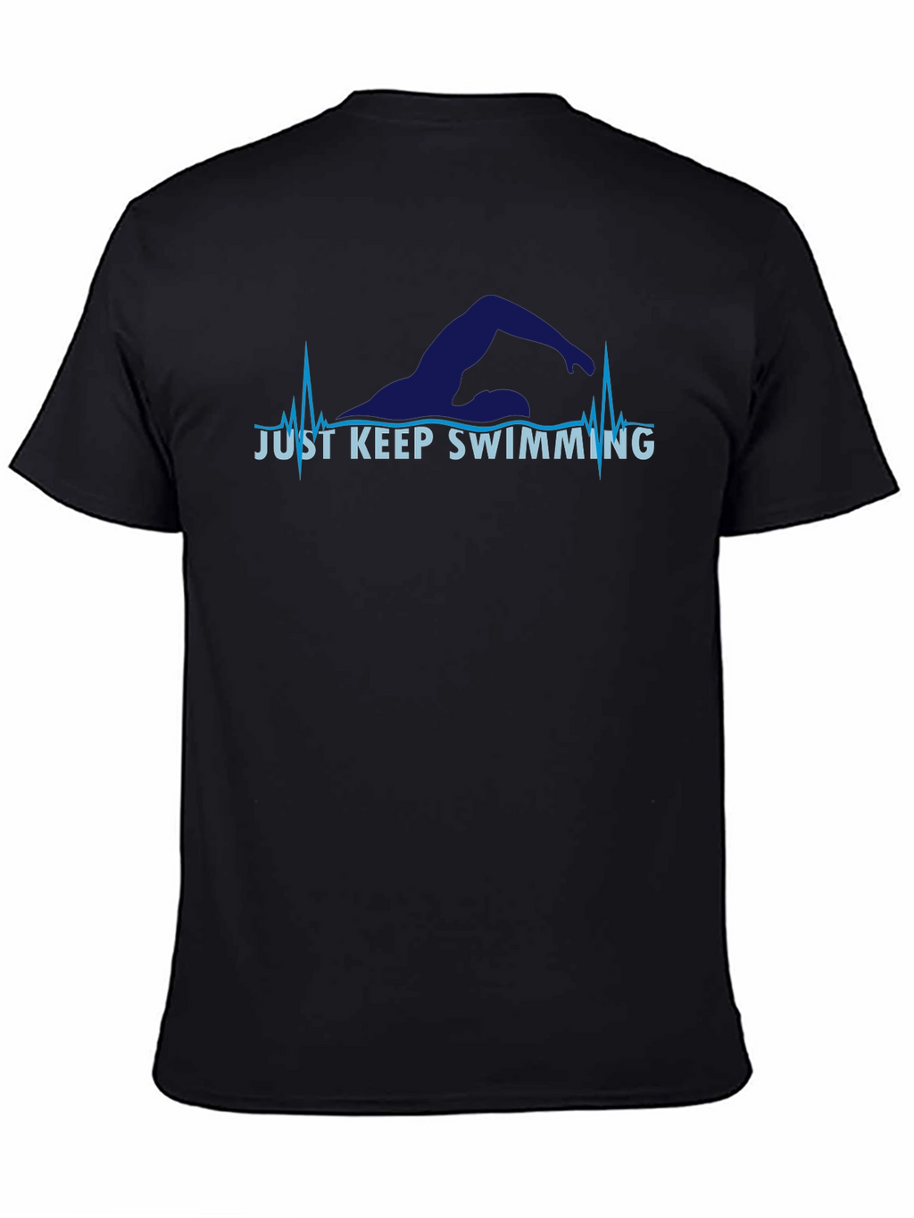Just Keep Swimming T-Shirt - Motivational Swimmer Tee