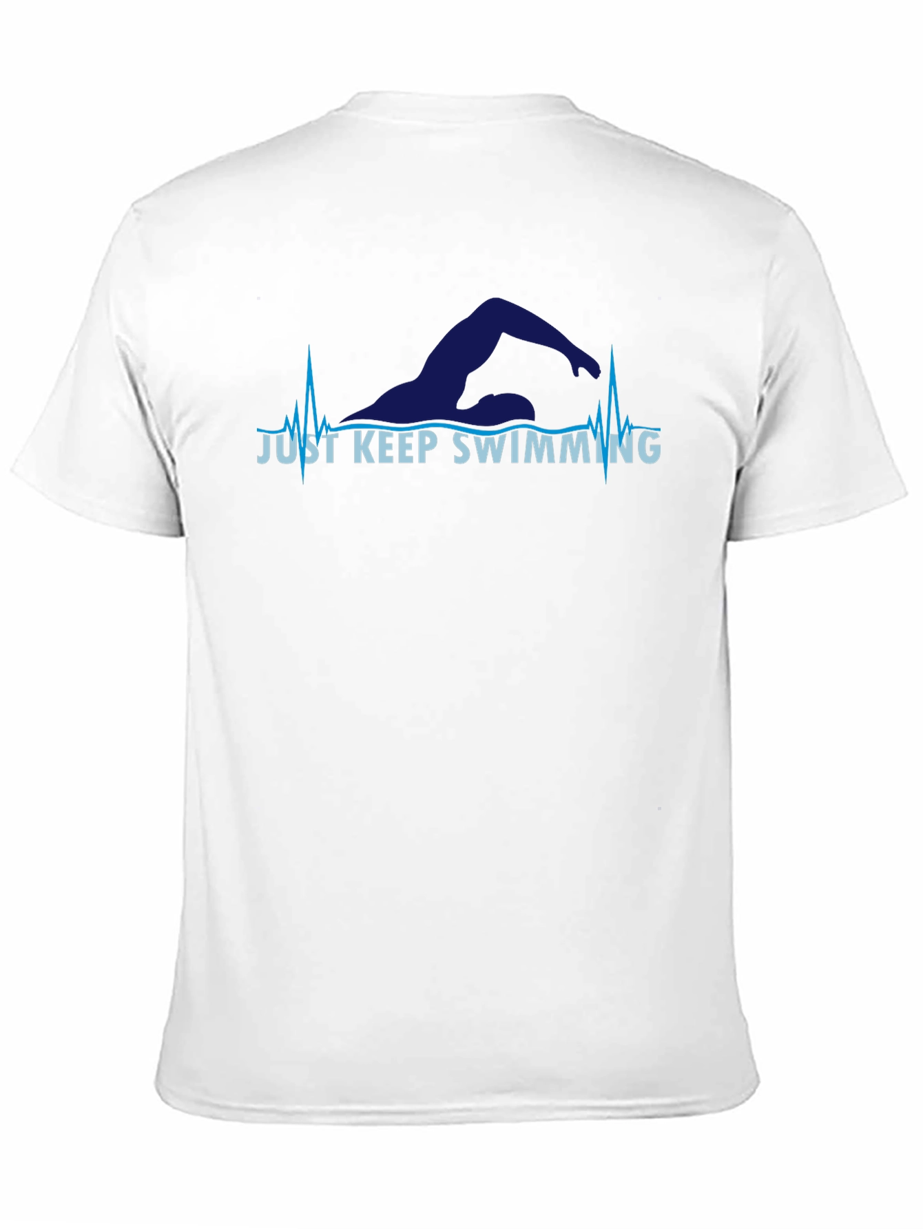 Just Keep Swimming T-Shirt - Motivational Swimmer Tee