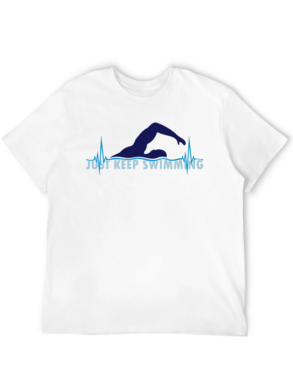 Just Keep Swimming T-Shirt - Motivational Swimmer Tee