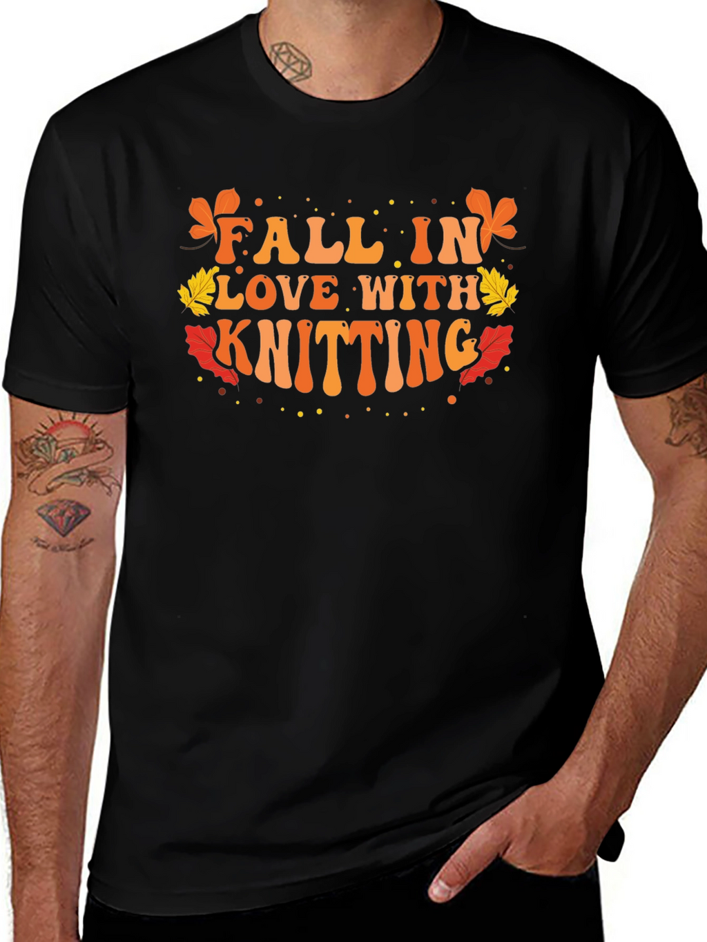 Fall in Love With Knitting T-Shirt