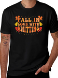 Fall in Love With Knitting T-Shirt