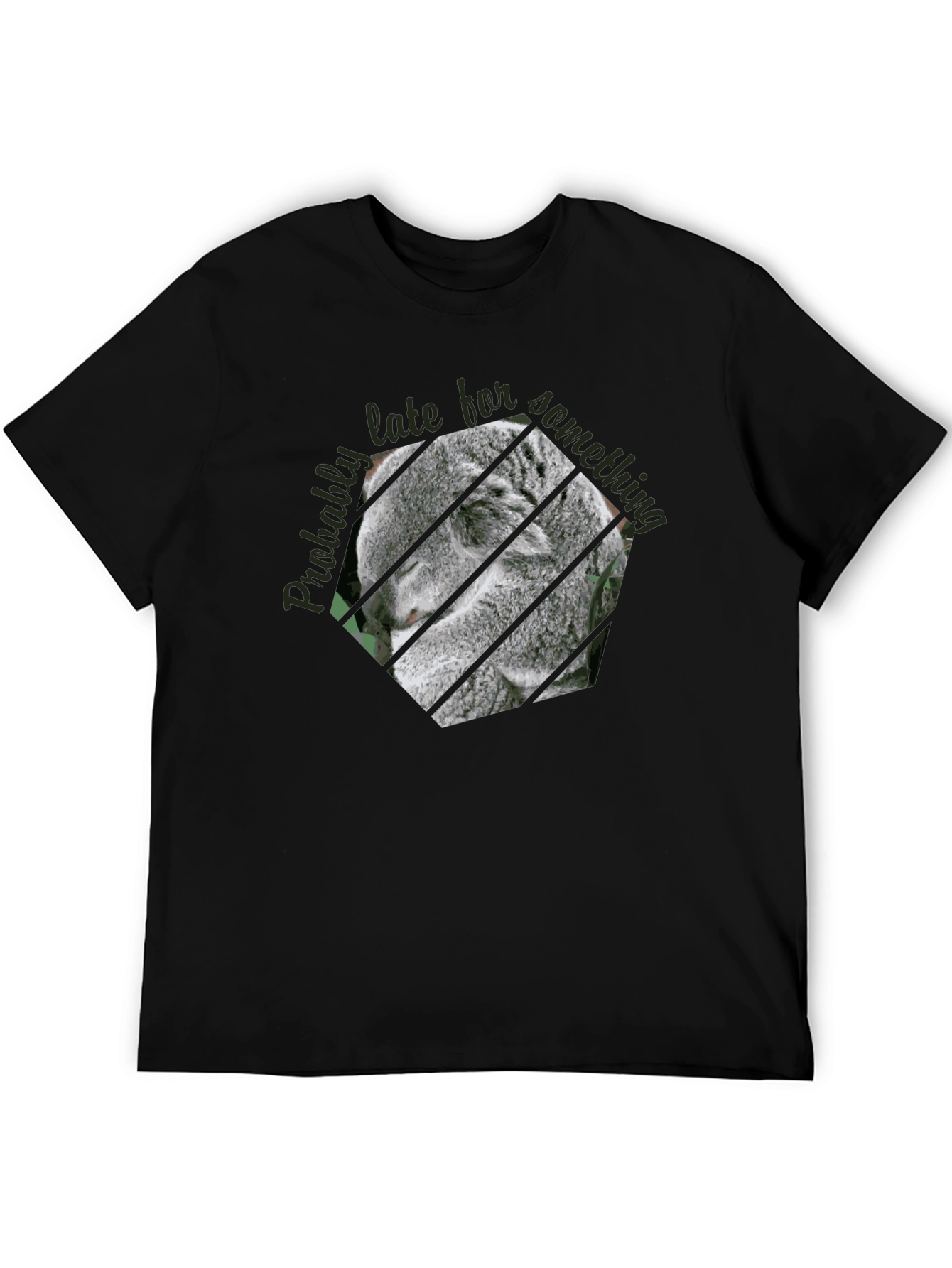 Koala Late Graphic Tee - Casual Comfort