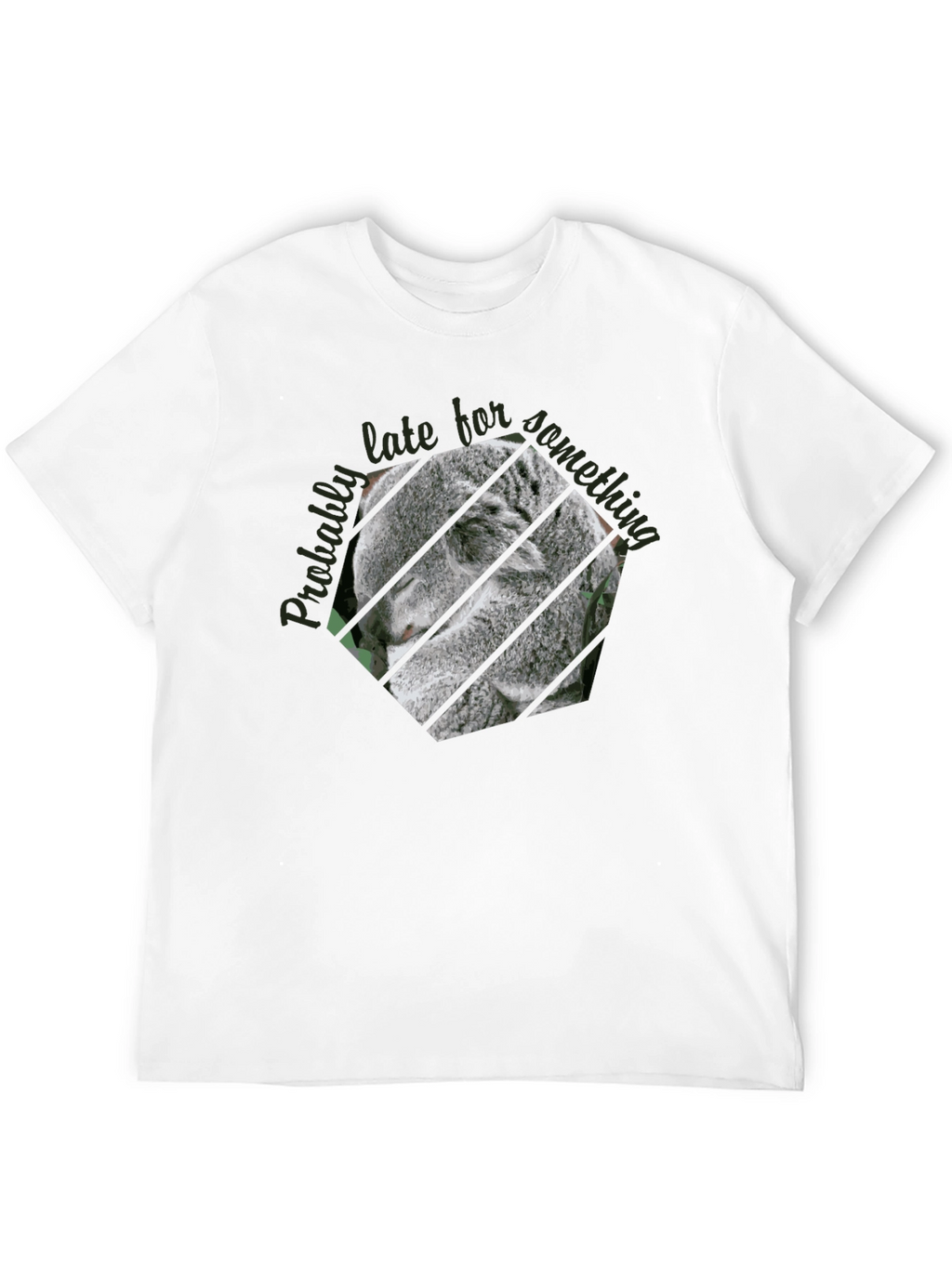 Koala Late Graphic Tee - Casual Comfort