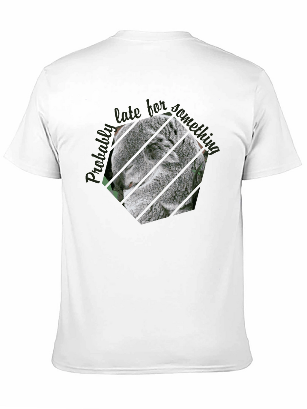 Koala Late Graphic Tee - Casual Comfort