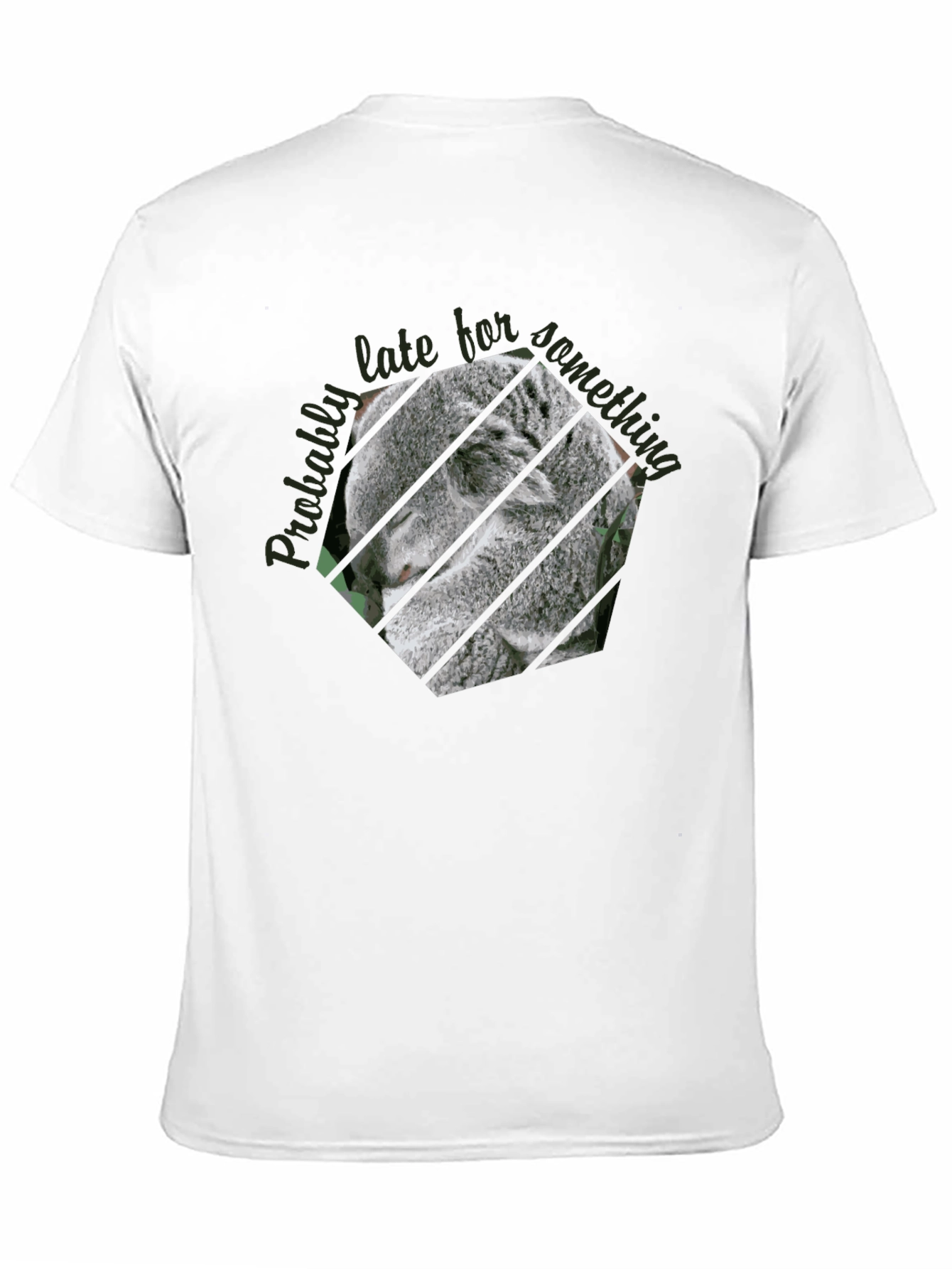 Koala Late Graphic Tee - Casual Comfort