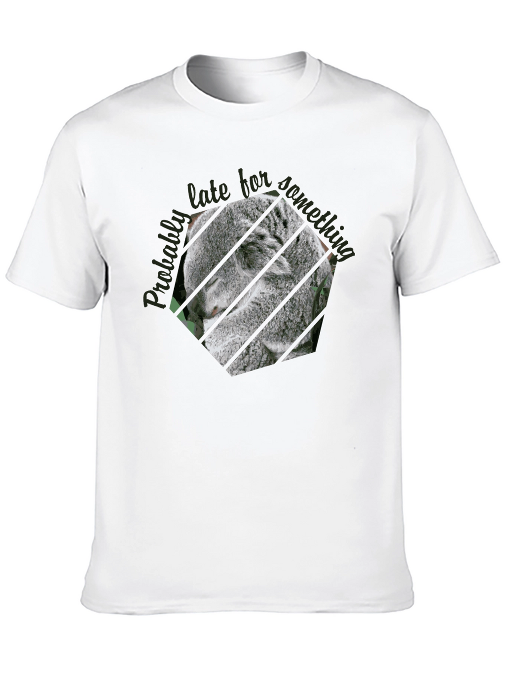 Koala Late Graphic Tee - Casual Comfort