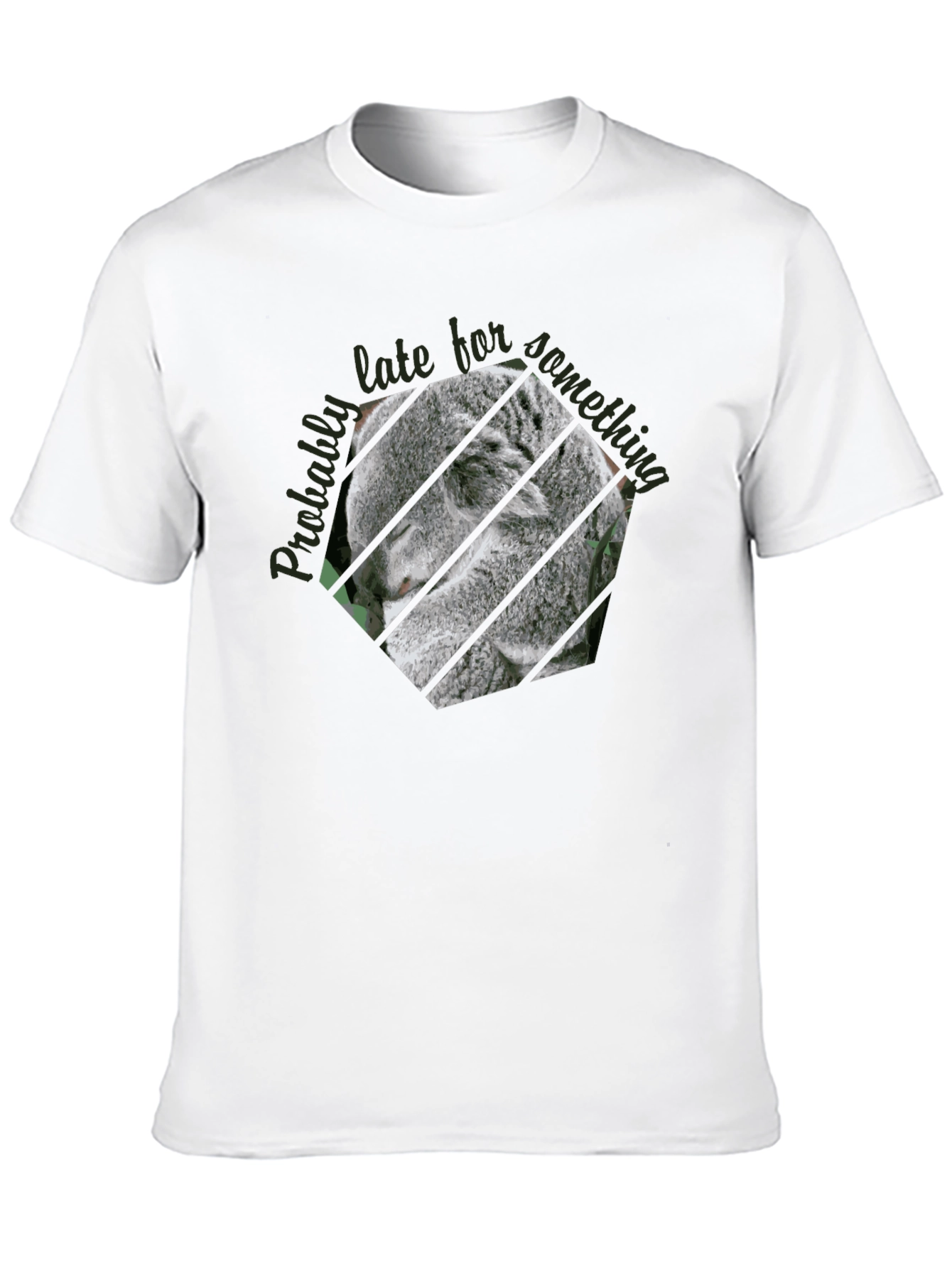 Koala Late Graphic Tee - Casual Comfort