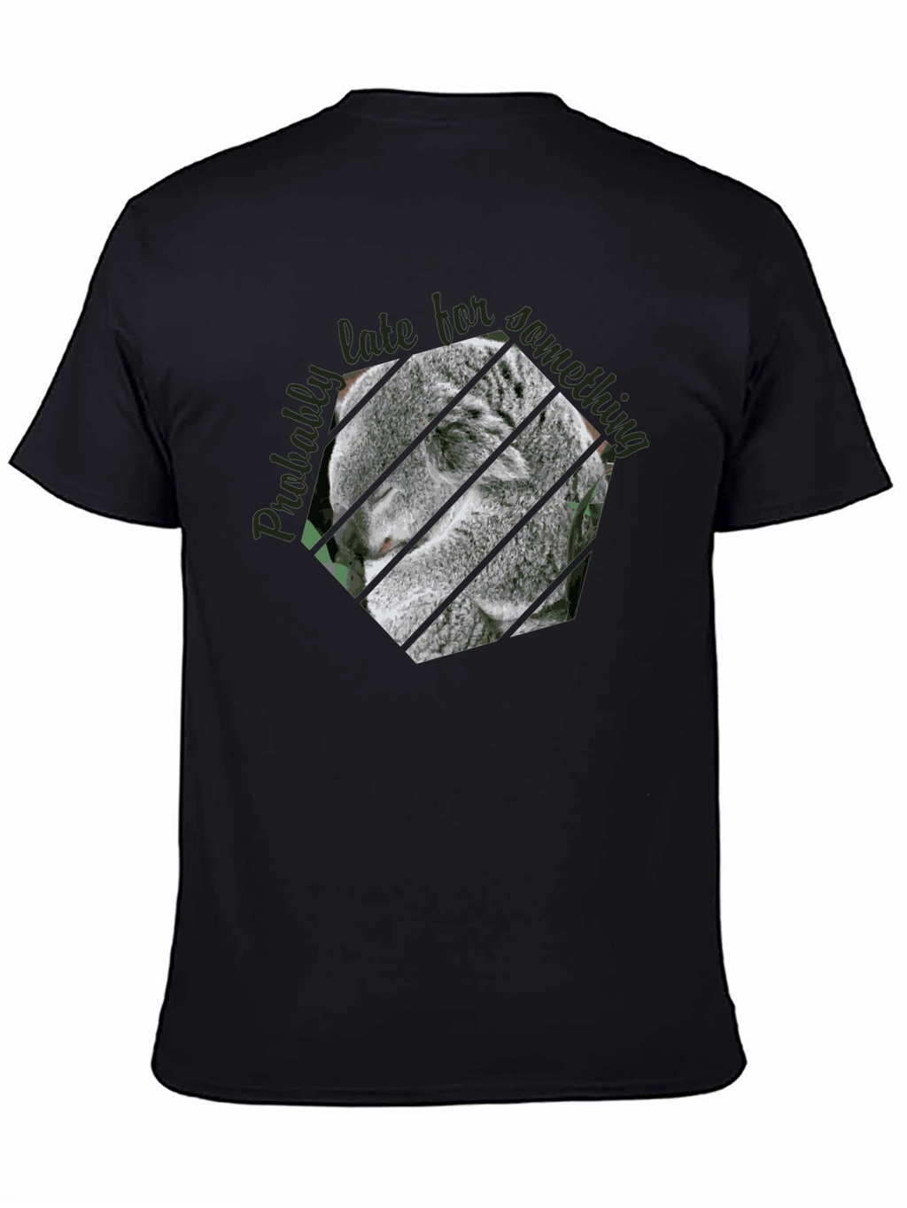 Koala Late Graphic Tee - Casual Comfort