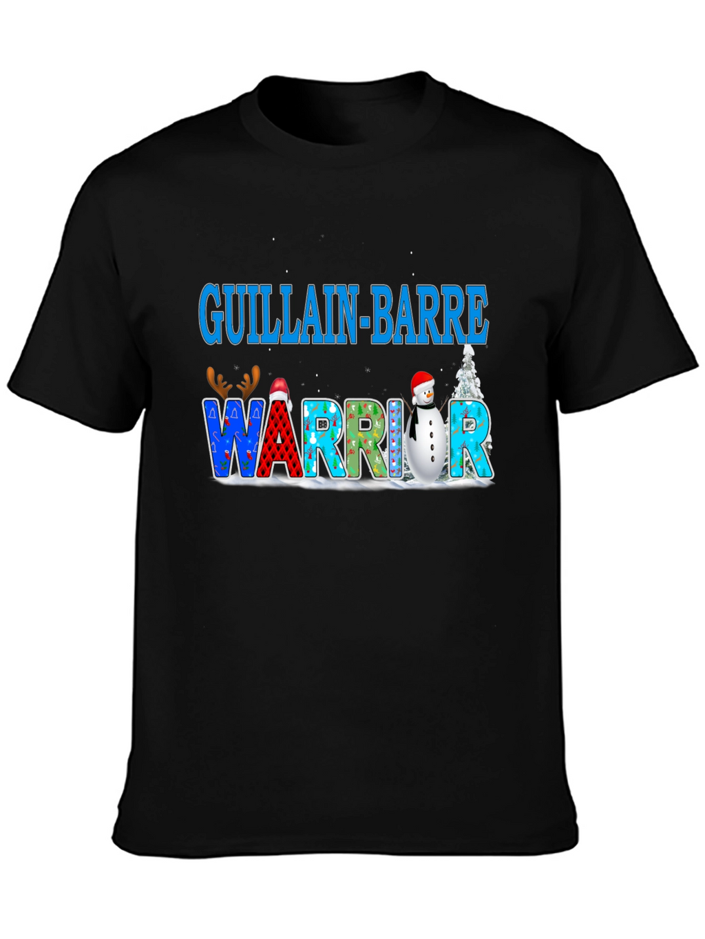 Guillain-Barre Warrior Christmas T-Shirt