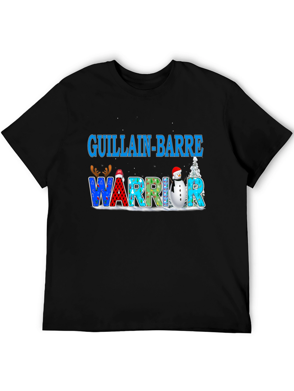 Guillain-Barre Warrior Christmas T-Shirt