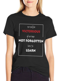 Victorious T-Shirt - Motivational Quote Tee