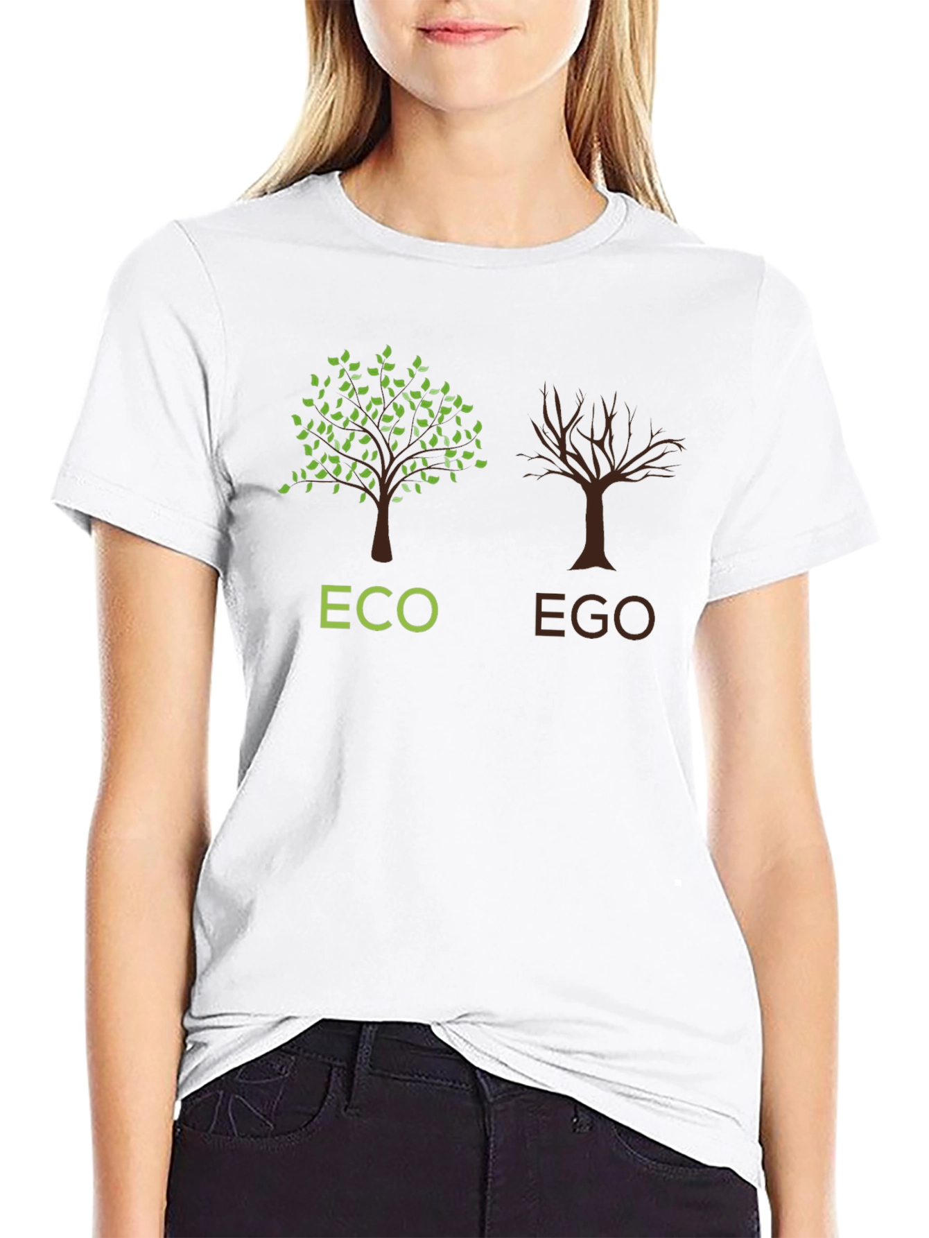 Eco vs Ego Graphic T-Shirt