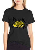Duck Cover Funny Graphic T-Shirt