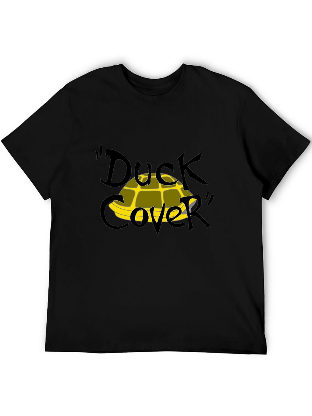Duck Cover Funny Graphic T-Shirt